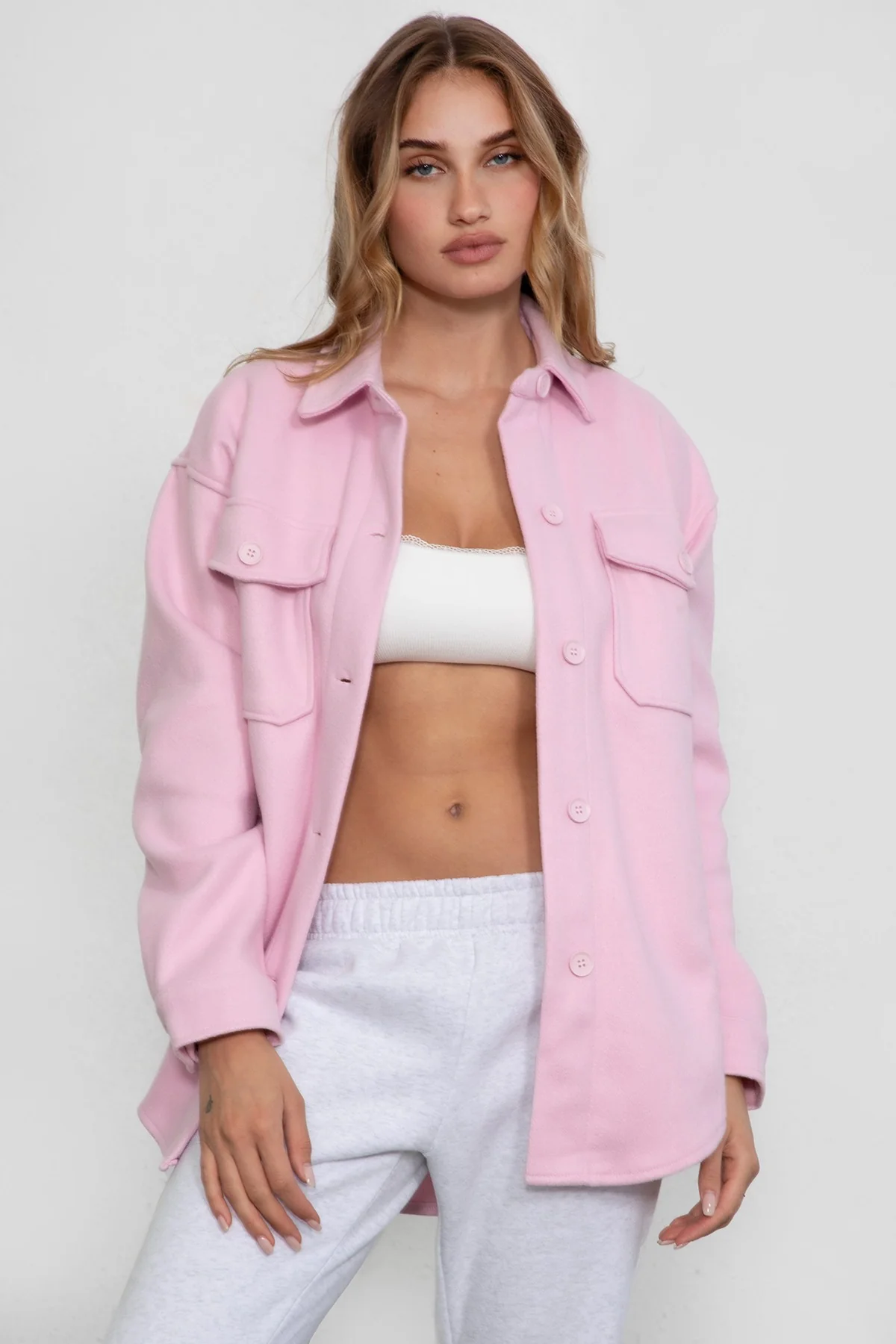 Birken Faux Wool Shacket - Image 7