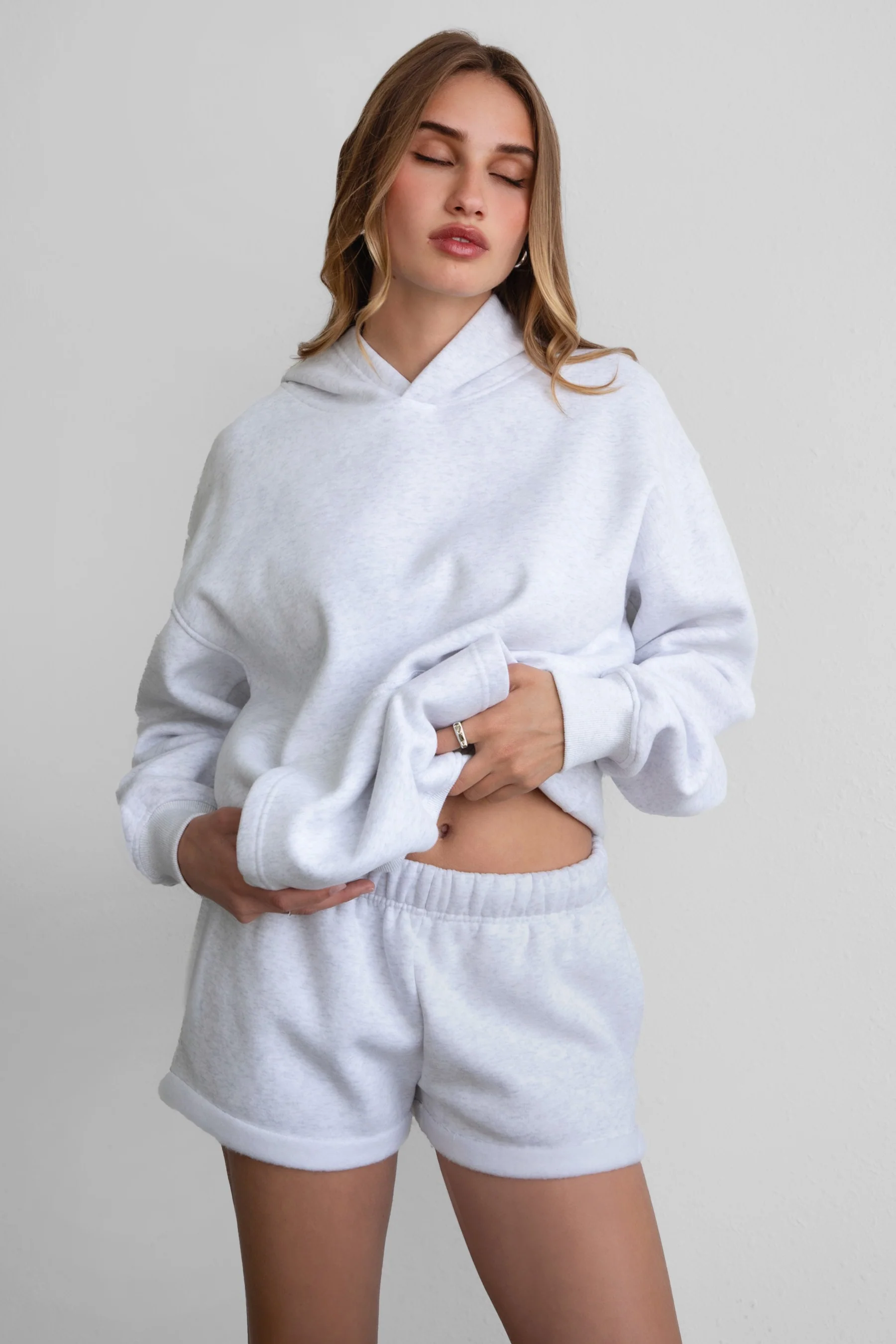 CARLY Cloud Fleece Low Rise Shorts [Partial Pre-order] - Image 12