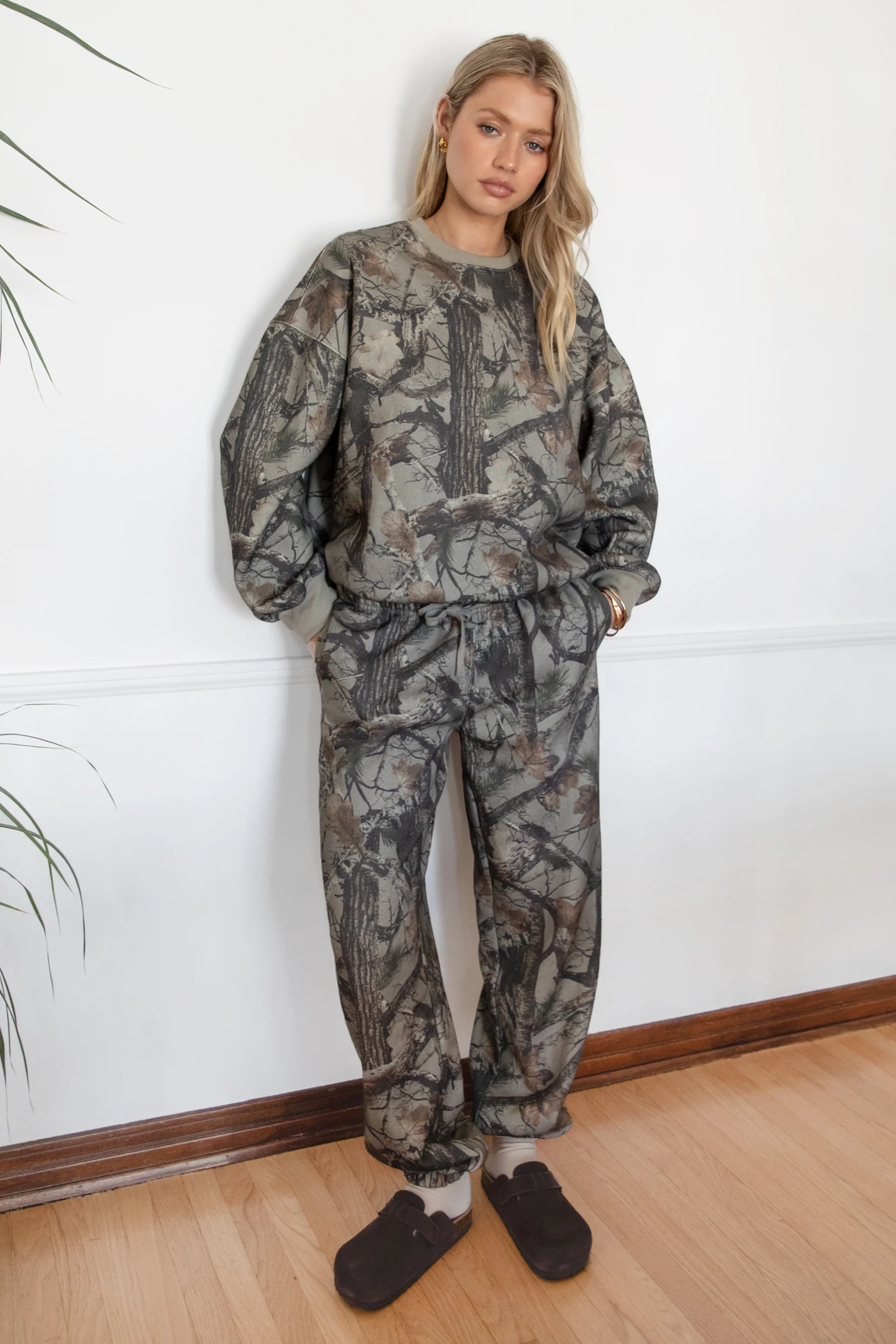 ELK Woodland Camo Cloud Fleece Lounge Joggers