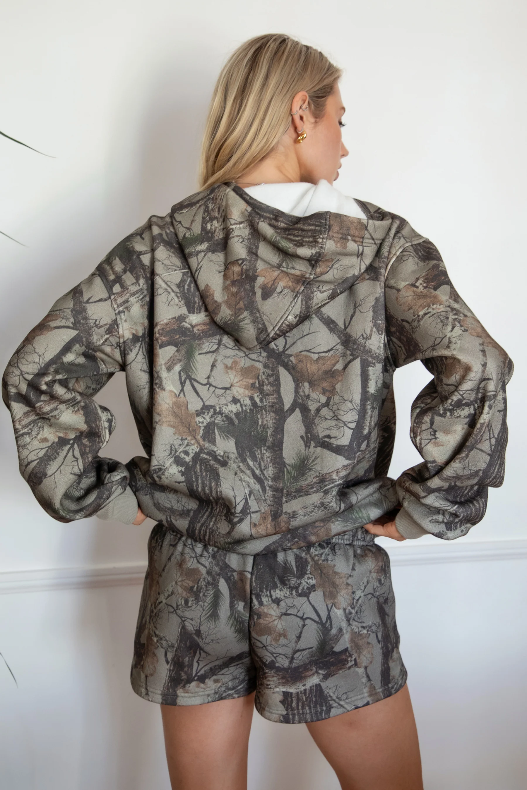 ELK Woodland Camo Cloud Fleece Oversized Hoodie - Image 3