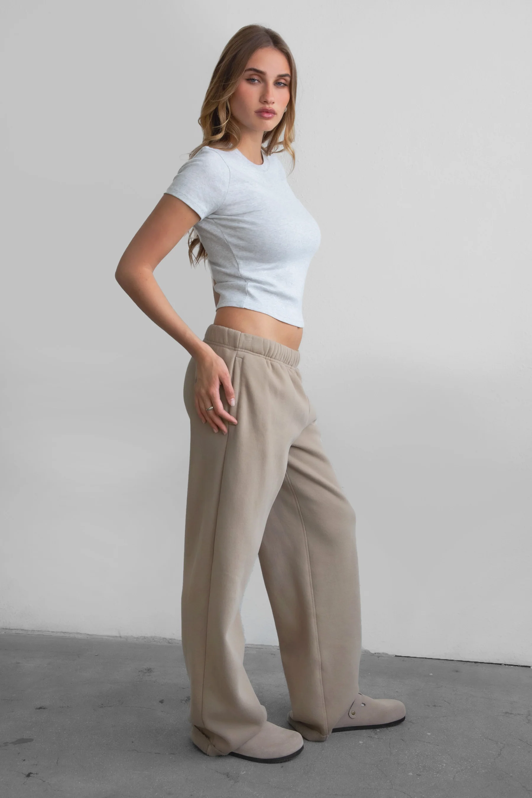 LANI Cloud Fleece Wide Leg Sweatpants [Partial Pre-order] - Image 10