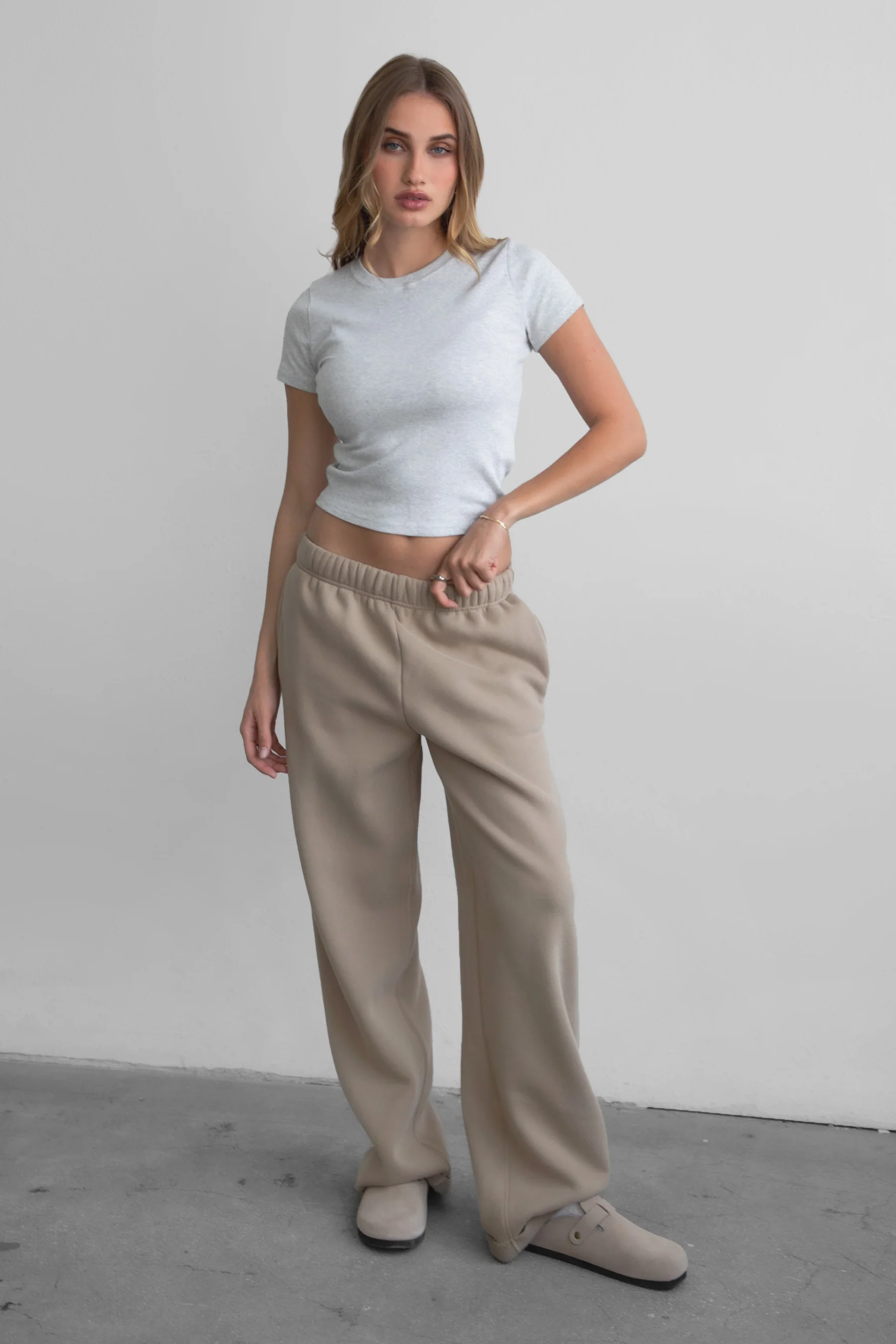 LANI Cloud Fleece Wide Leg Sweatpants [Partial Pre-order] - Image 12