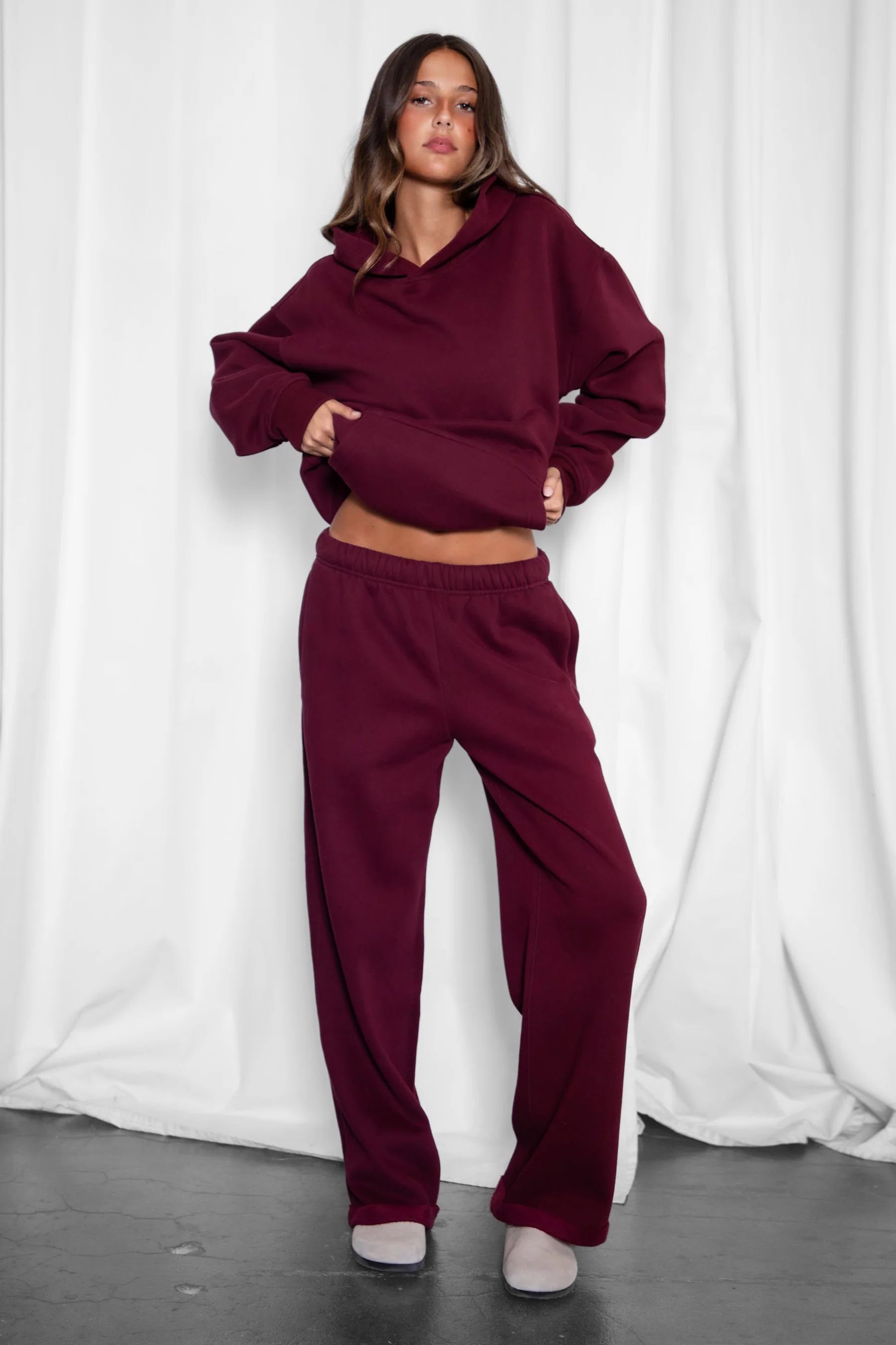 LANI Cloud Fleece Wide Leg Sweatpants [Partial Pre-order] - Image 22
