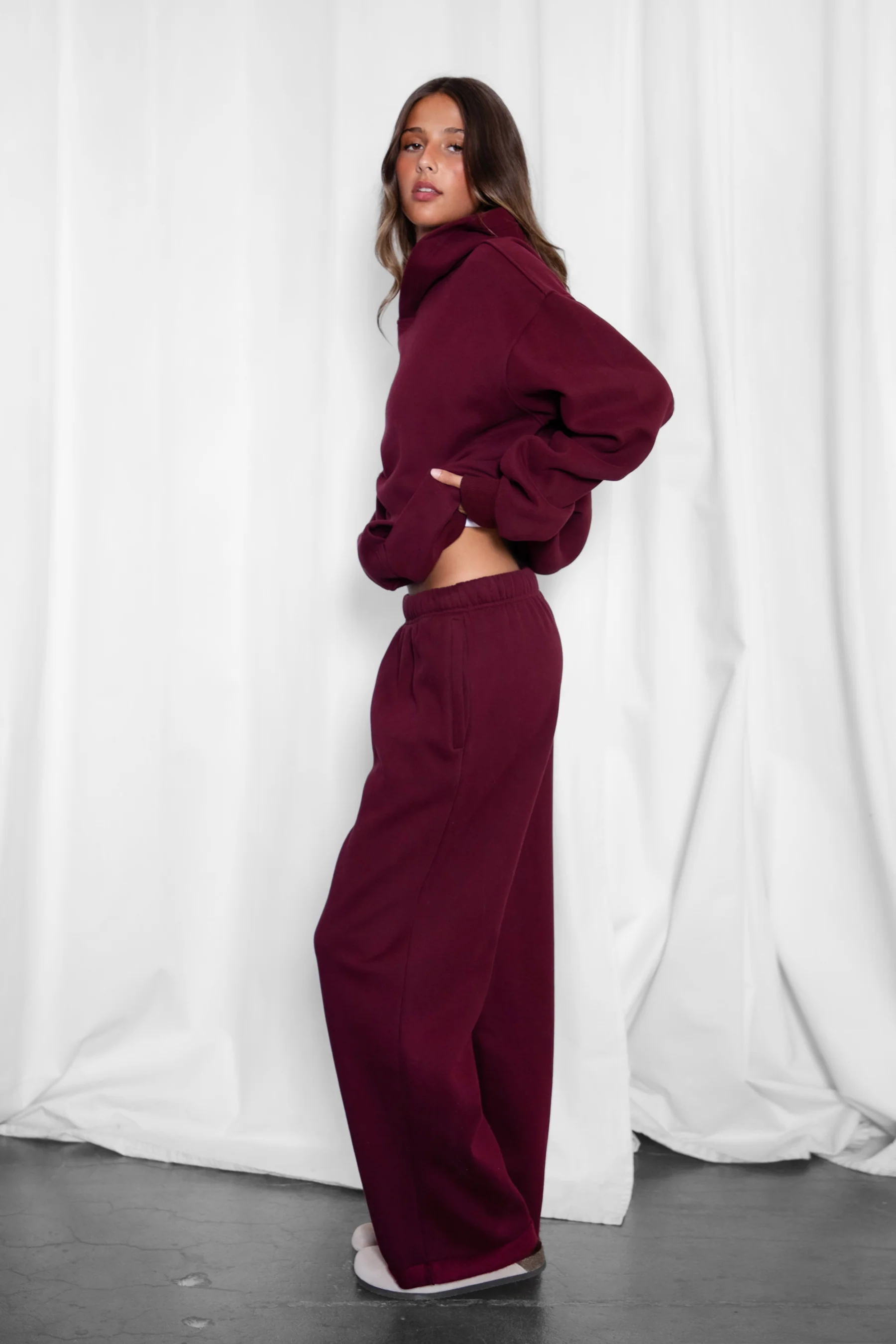 LANI Cloud Fleece Wide Leg Sweatpants [Partial Pre-order] - Image 23