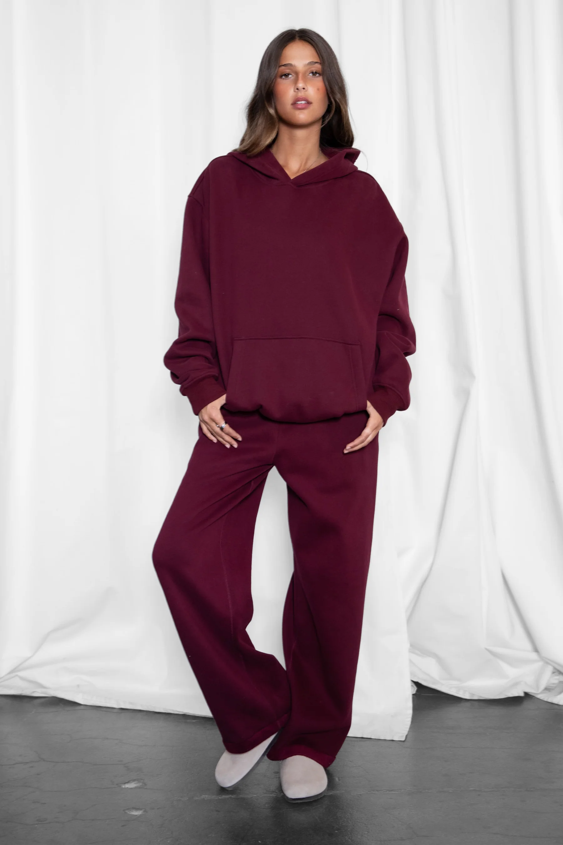 LANI Cloud Fleece Wide Leg Sweatpants [Partial Pre-order] - Image 24