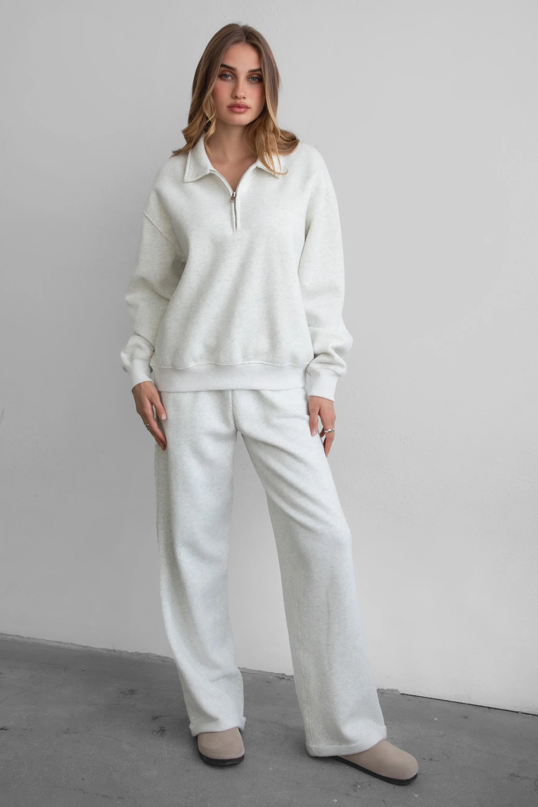 LANI Cloud Fleece Wide Leg Sweatpants [Partial Pre-order] - Image 33