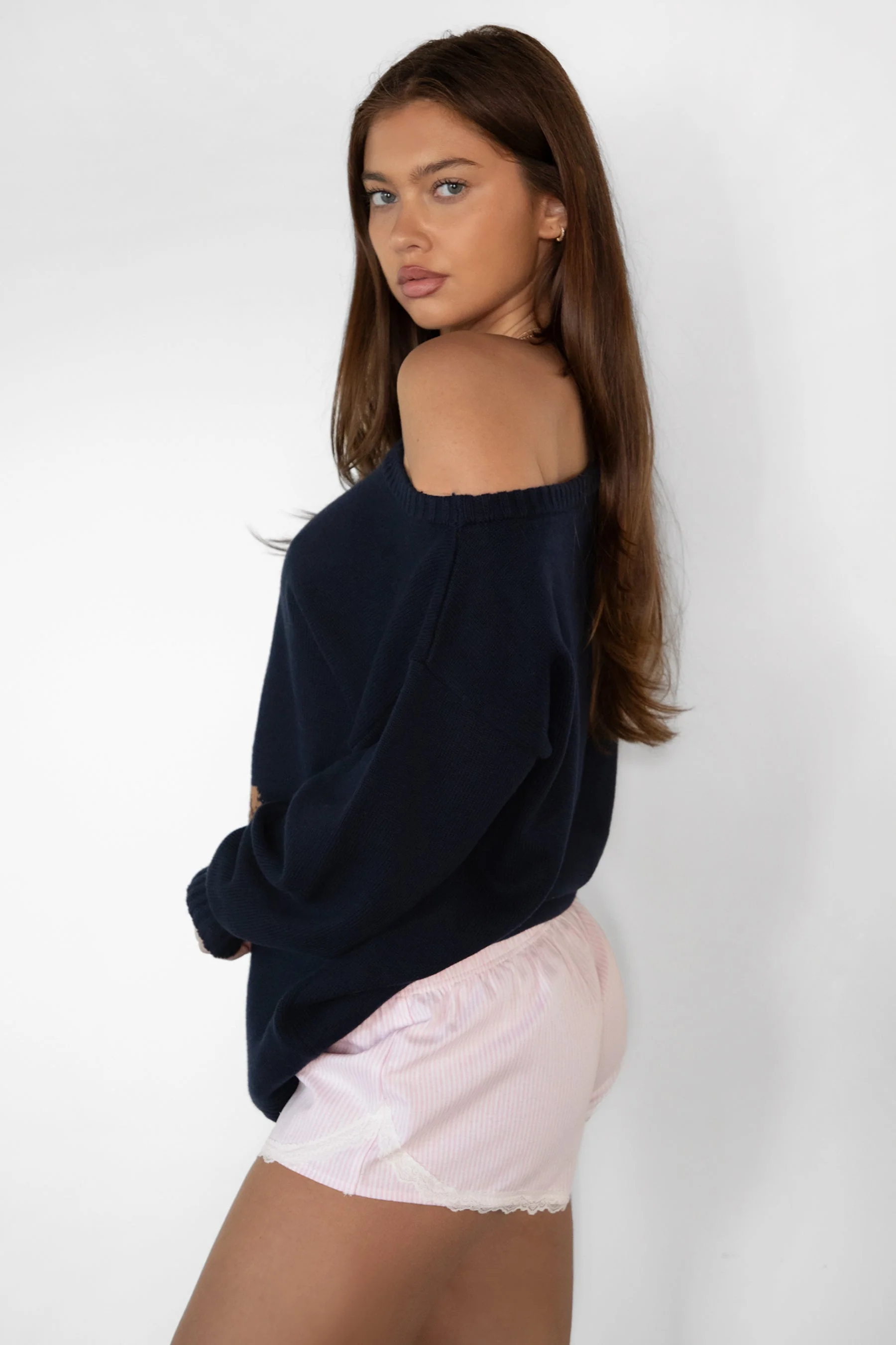 BLUBELL Low Rise Lace Trim Shorts - Image 14
