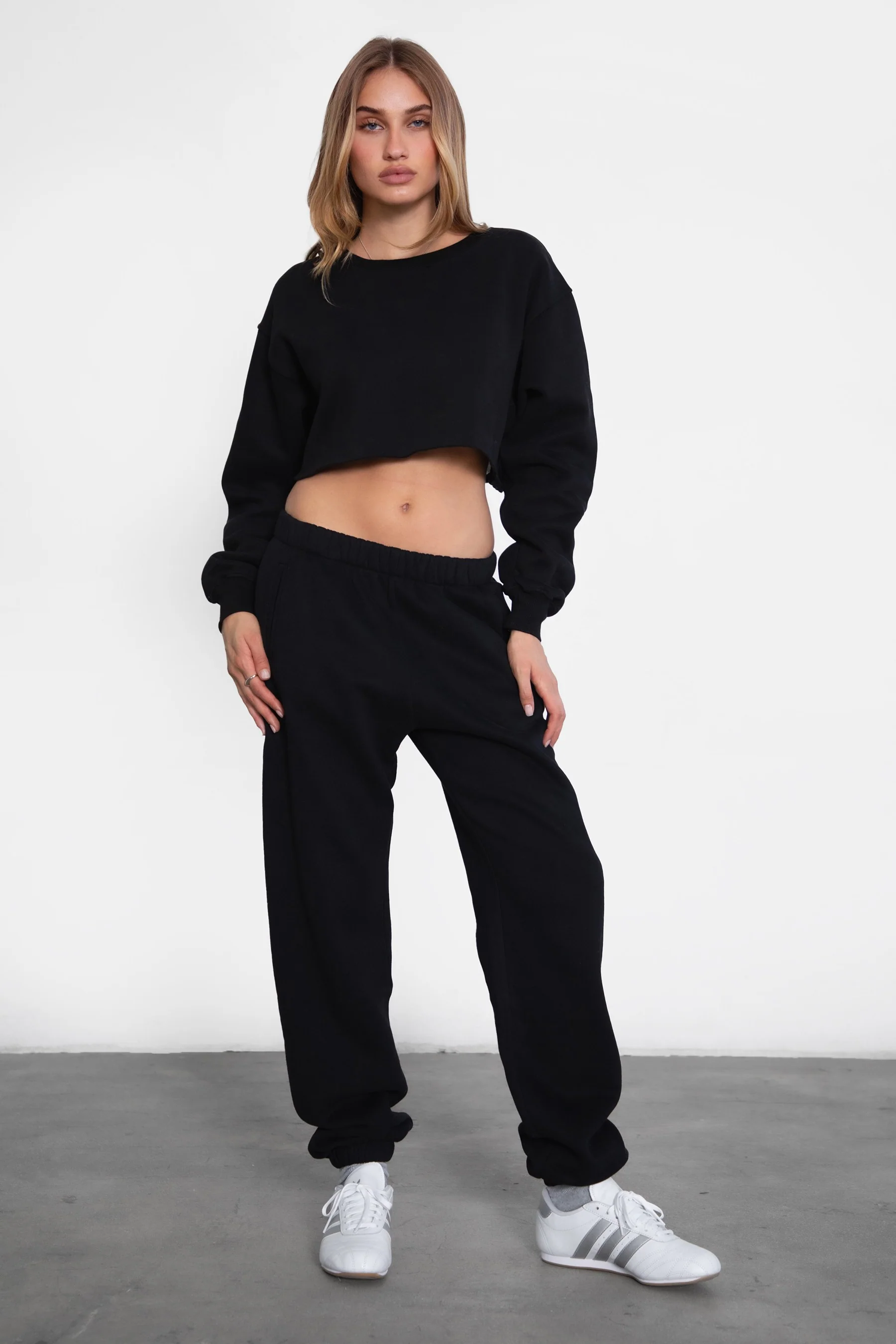 DOVE PLUS SIZE Plush Fleece High Waist Sweatpants - Image 11