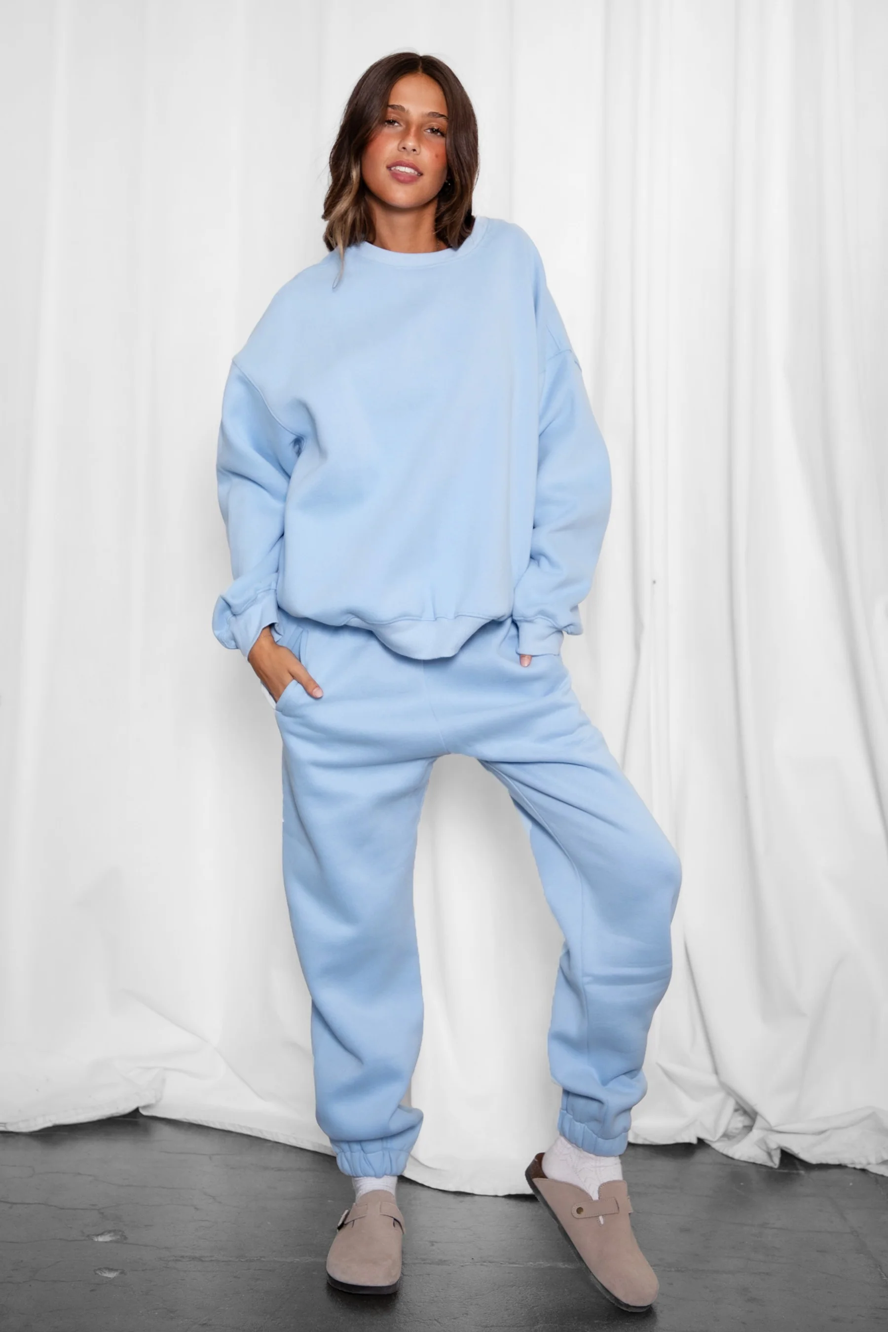 DOVE PLUS SIZE Plush Fleece High Waist Sweatpants - Image 16