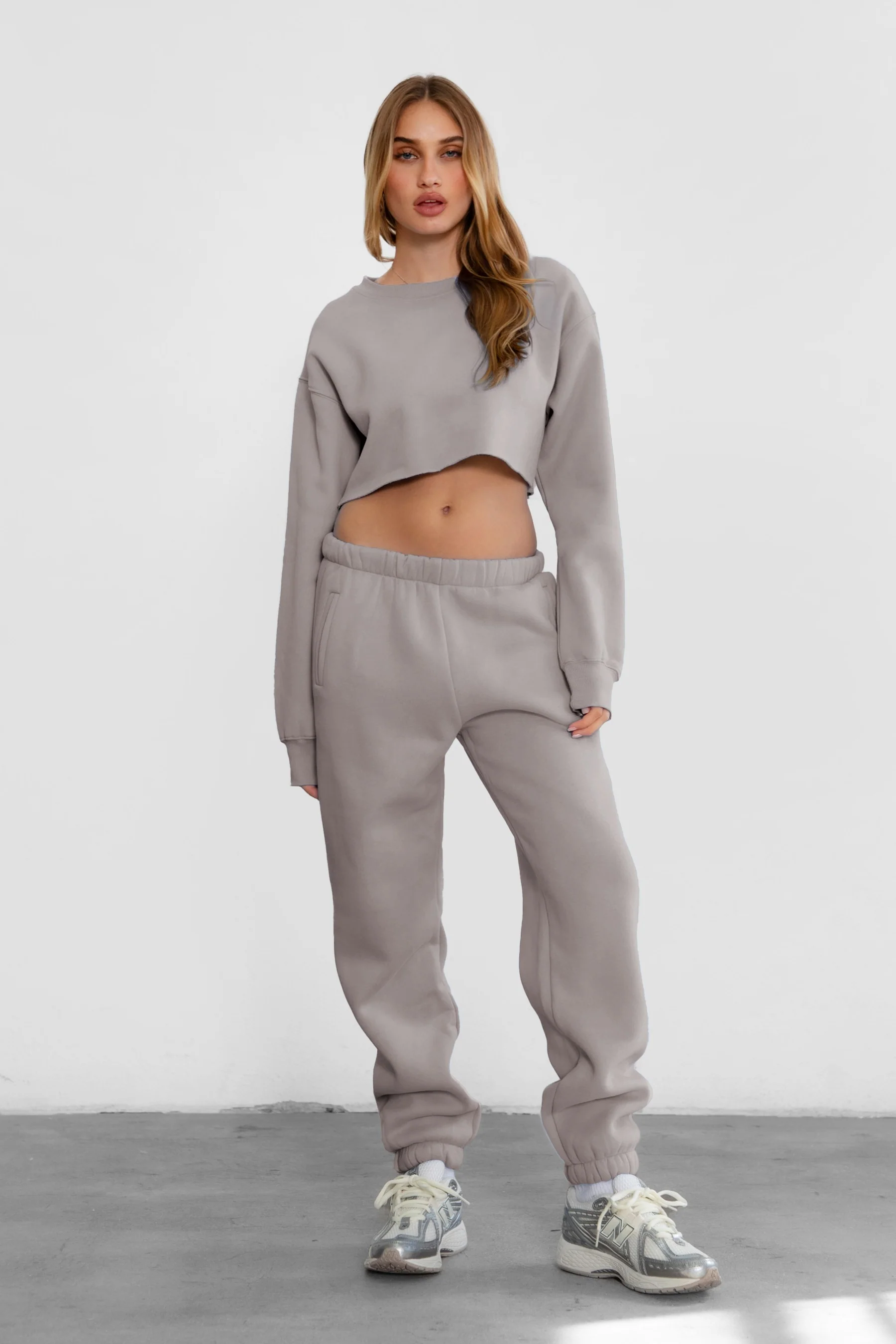 DOVE PLUS SIZE Plush Fleece High Waist Sweatpants - Image 23