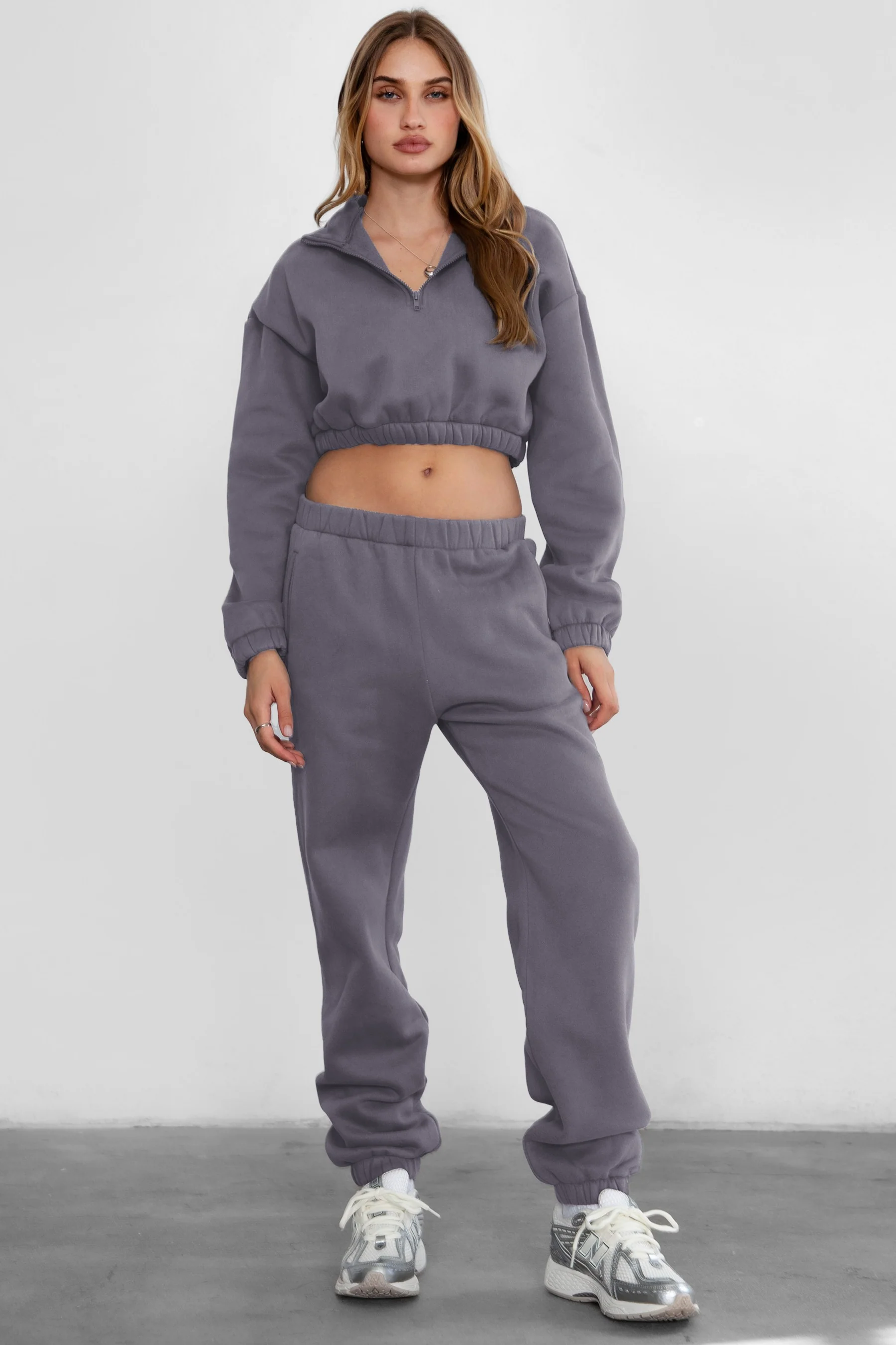 DOVE PLUS SIZE Plush Fleece High Waist Sweatpants - Image 24