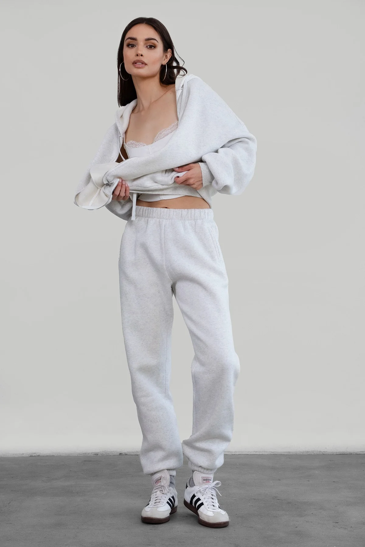 DOVE PLUS SIZE Plush Fleece High Waist Sweatpants - Image 27
