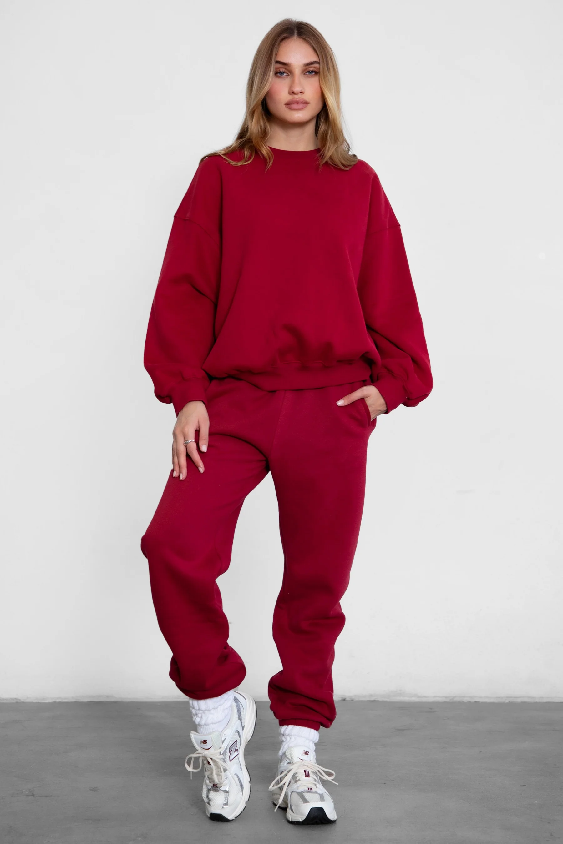 DOVE PLUS SIZE Plush Fleece High Waist Sweatpants - Image 29