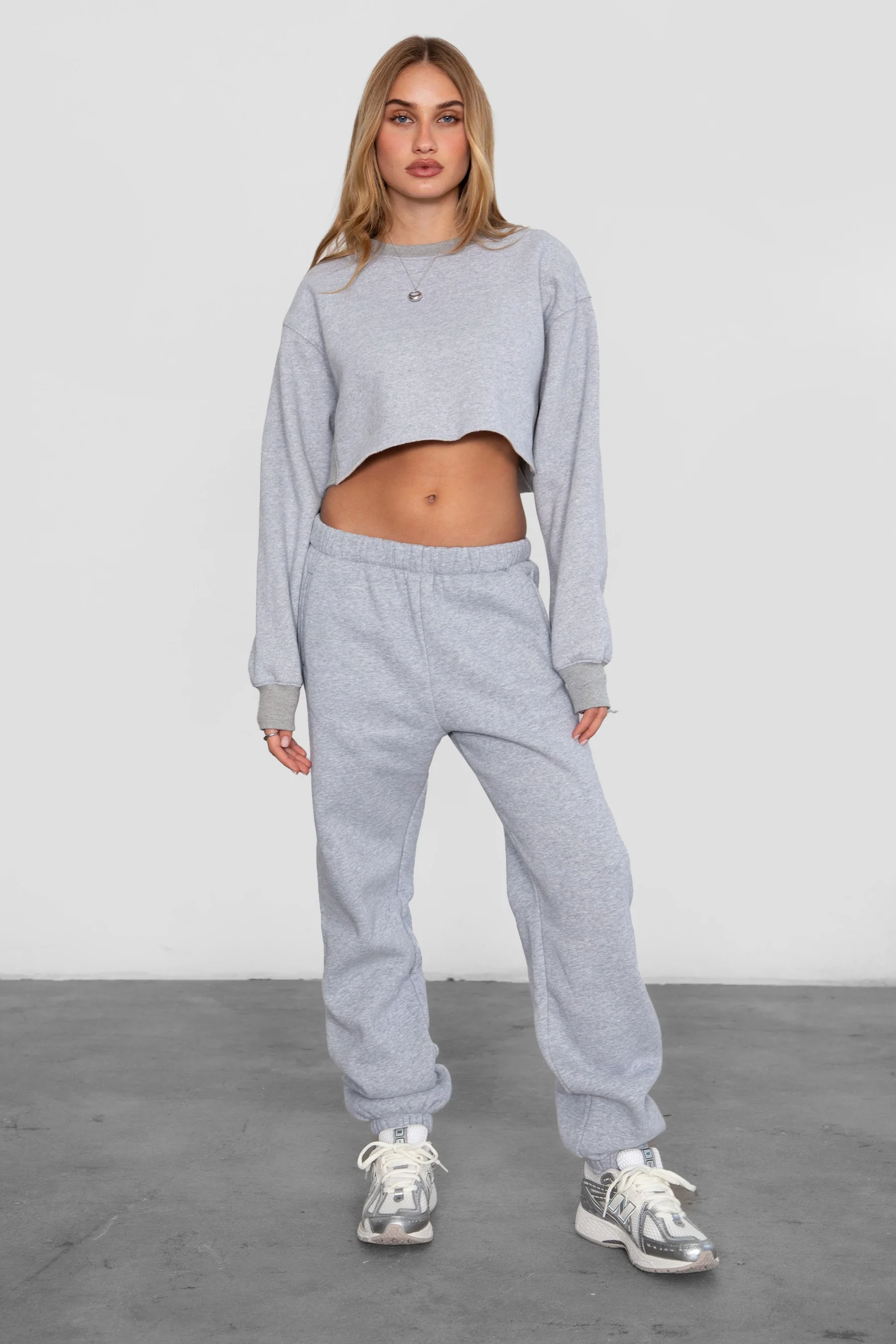 DOVE PLUS SIZE Plush Fleece High Waist Sweatpants - Image 3
