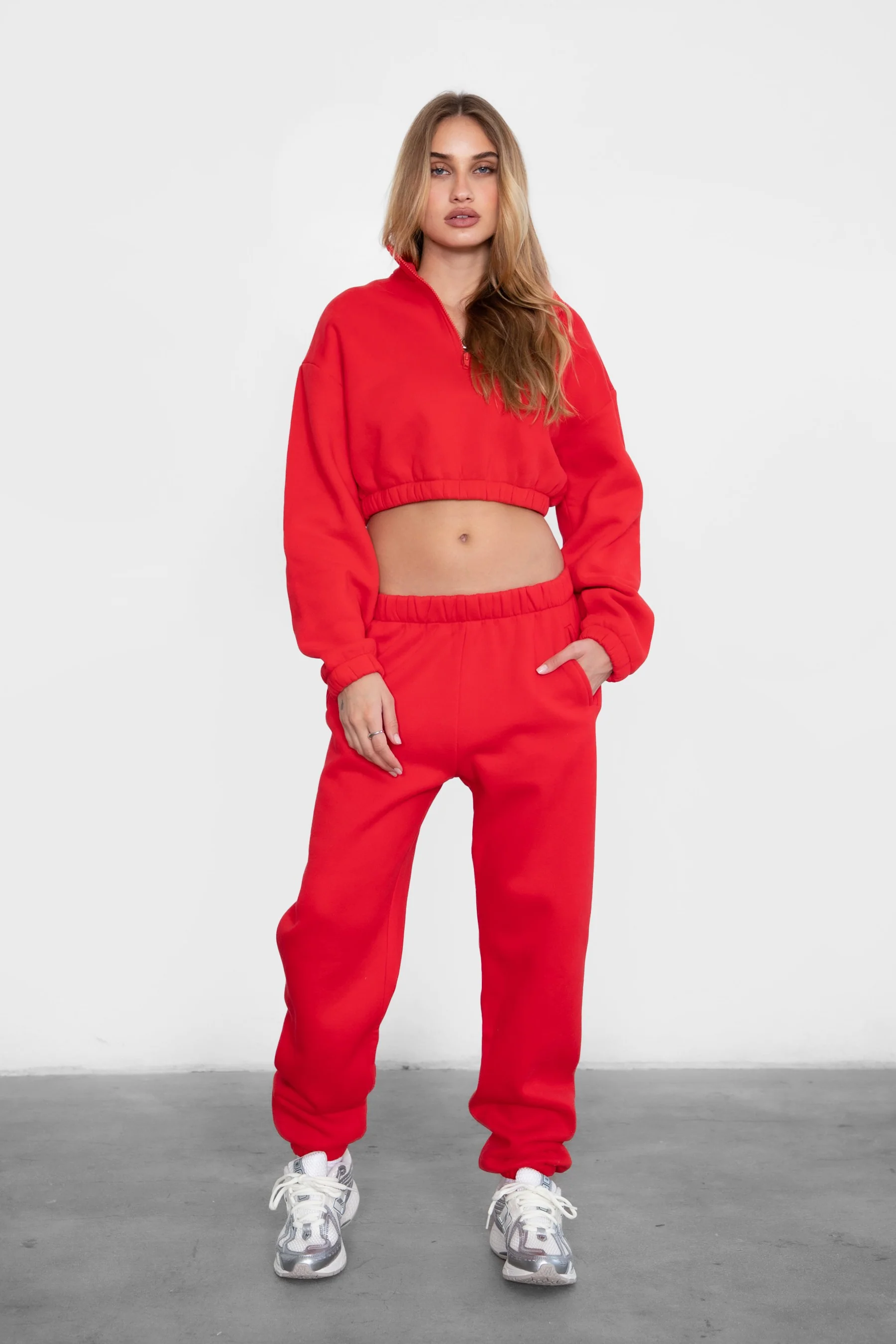 DOVE PLUS SIZE Plush Fleece High Waist Sweatpants - Image 31