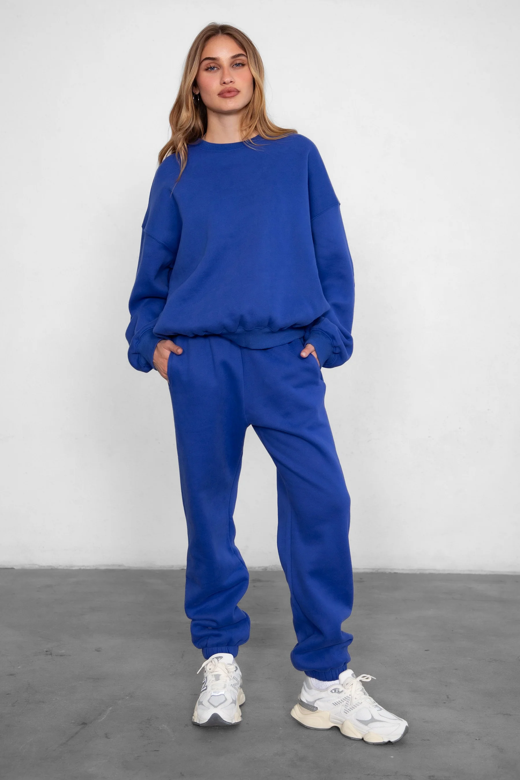 DOVE PLUS SIZE Plush Fleece High Waist Sweatpants - Image 40
