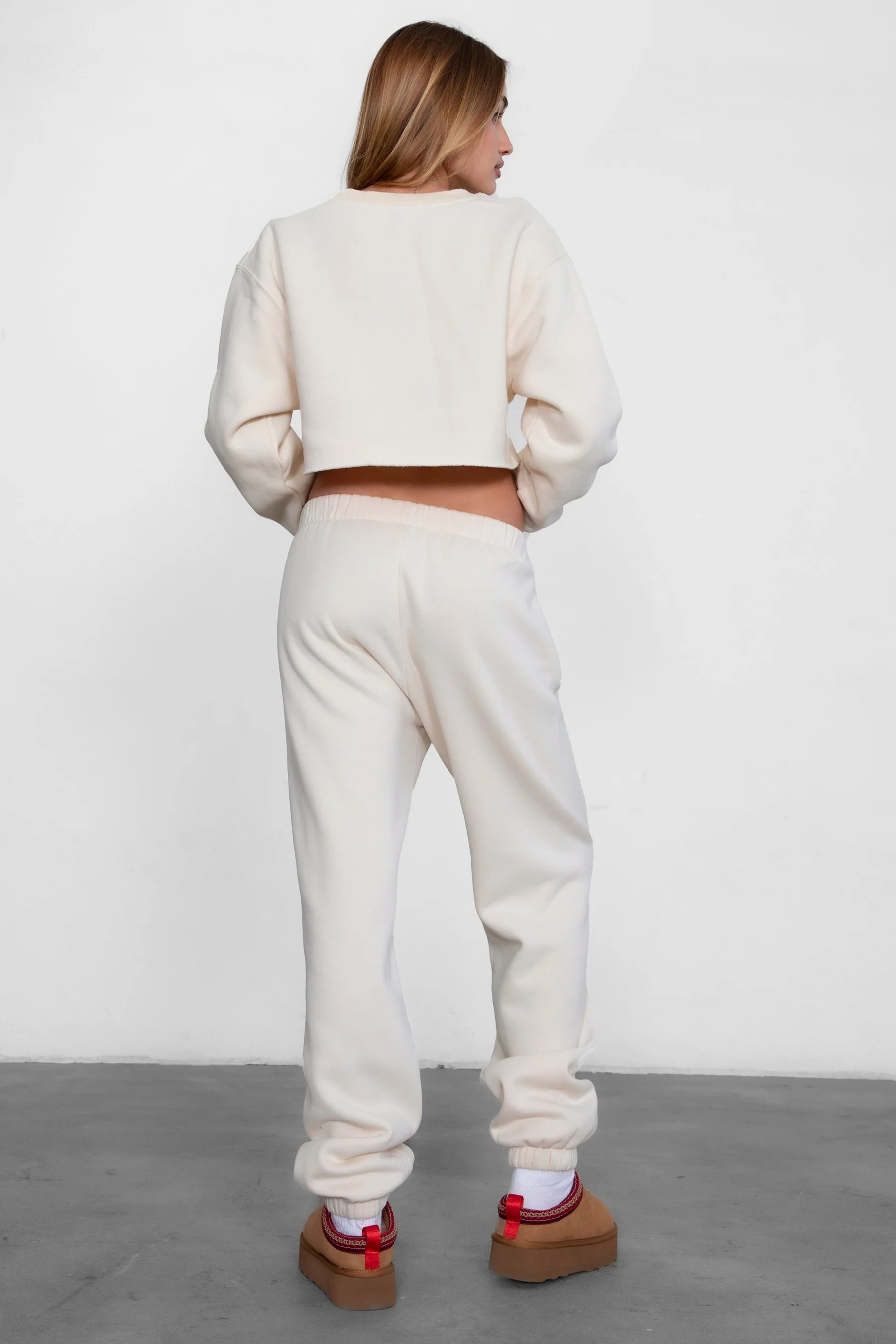 DOVE PLUS SIZE Plush Fleece High Waist Sweatpants - Image 8