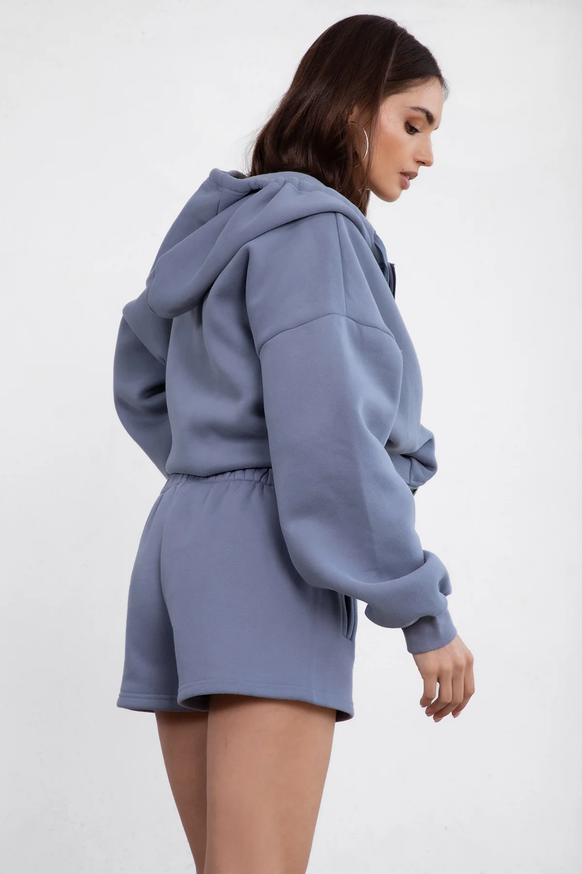 Momo Plush Fleece Casual High Waist Shorts - Image 20