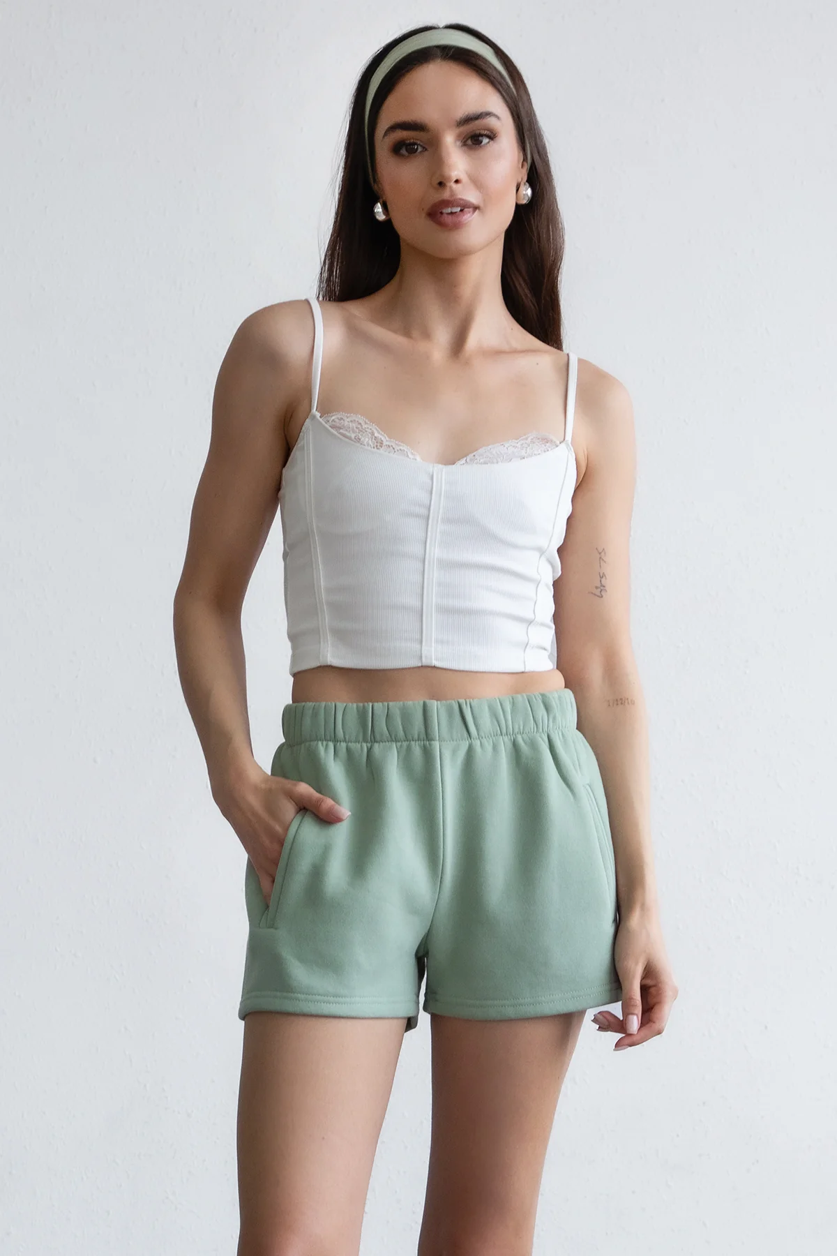 Momo Plush Fleece Casual High Waist Shorts - Image 30