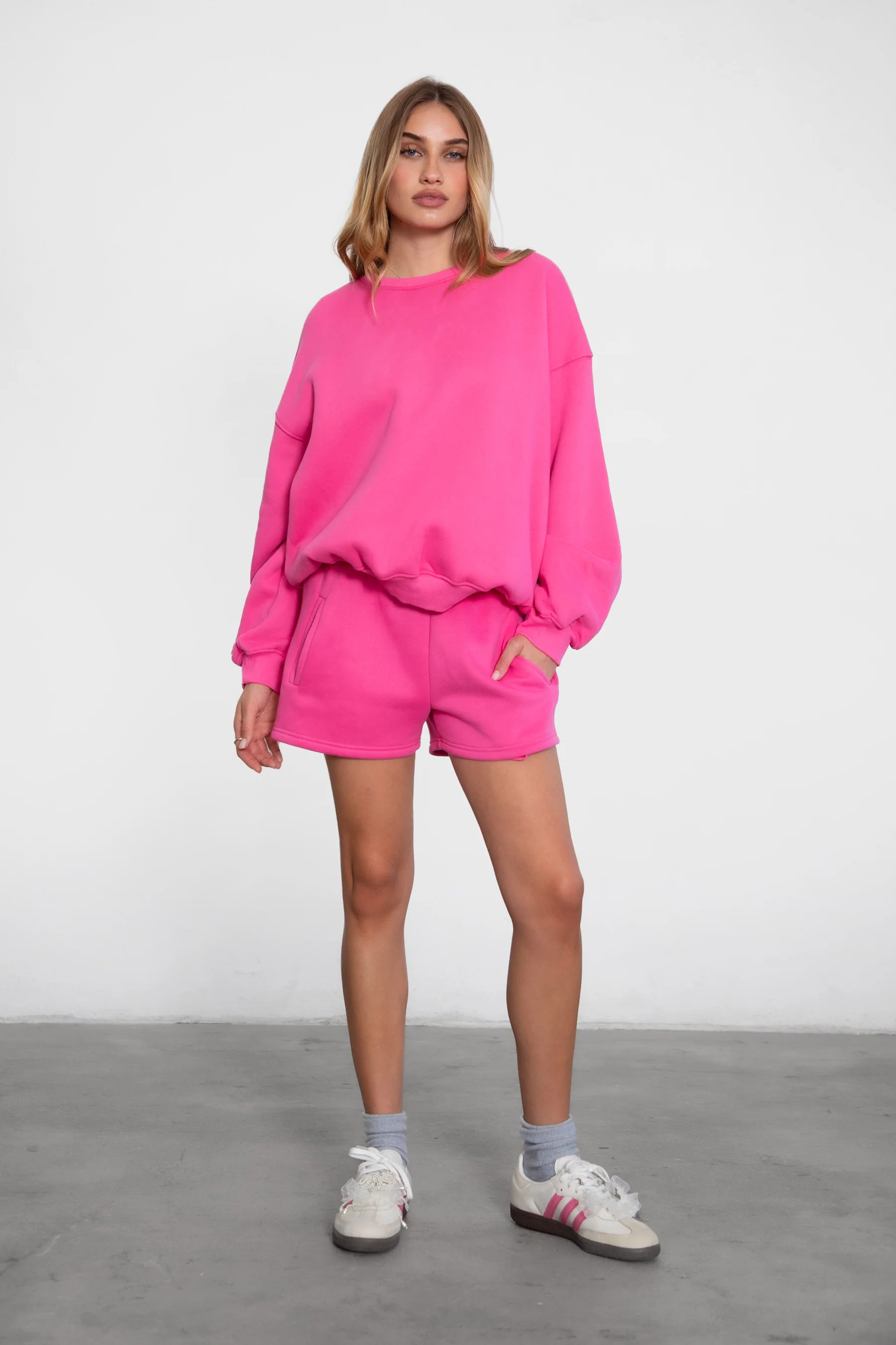 Momo Plush Fleece Casual High Waist Shorts - Image 46