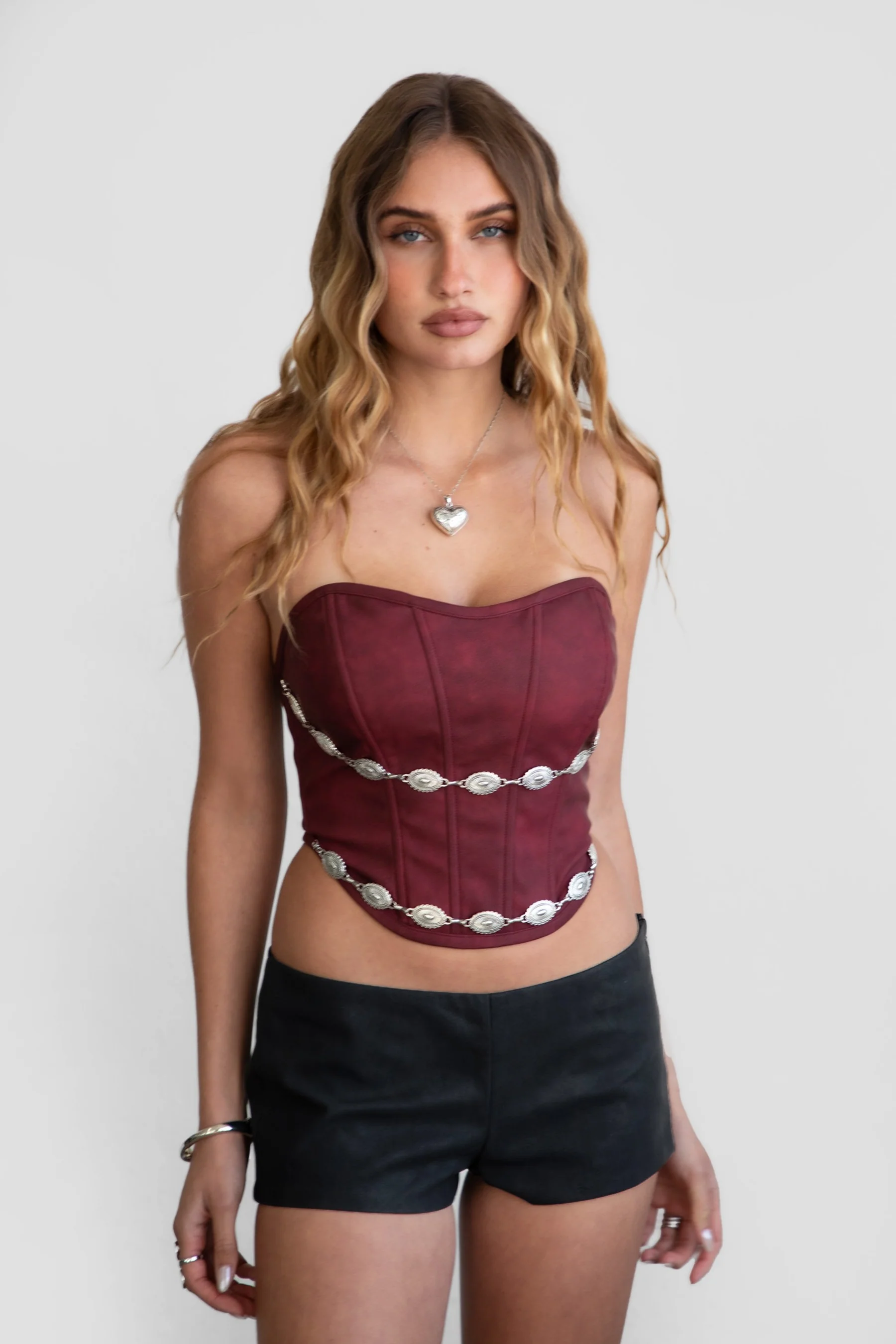 Leiah Vegan Leather Micro Shorts - Image 7