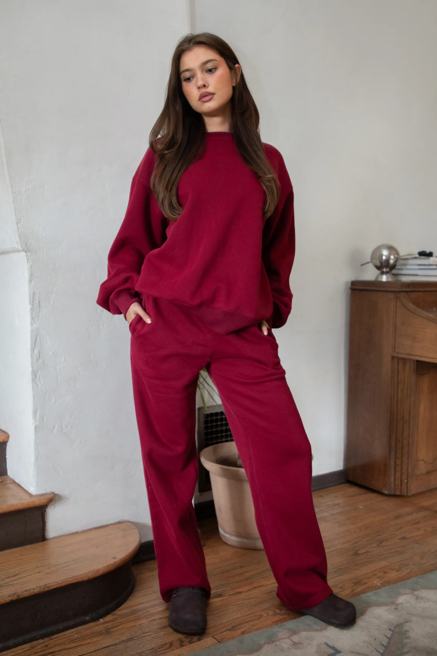 LANI Cloud Fleece Wide Leg Sweatpants [Partial Pre-order] - Image 31