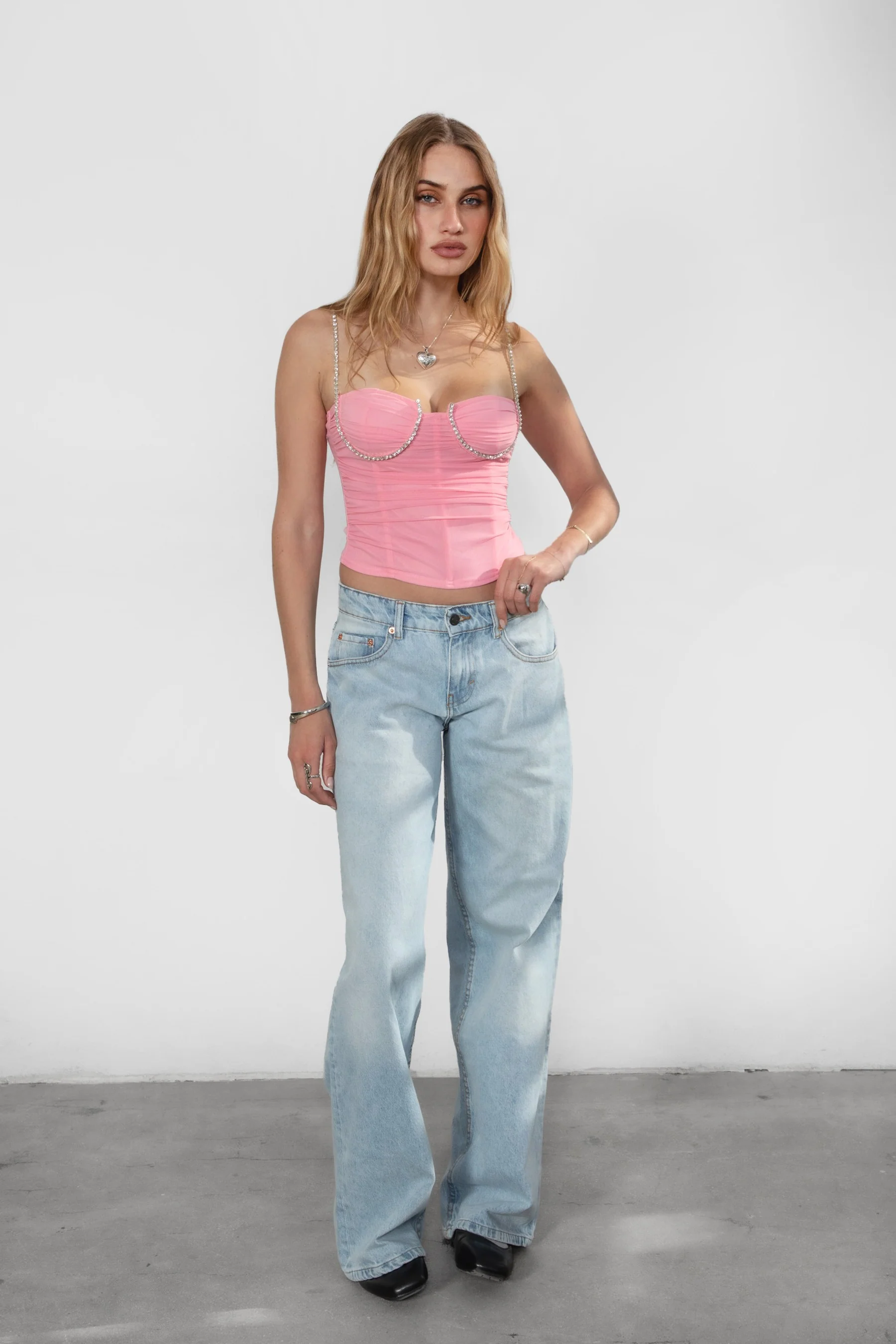 Gem Embellished Cami Top - Image 4