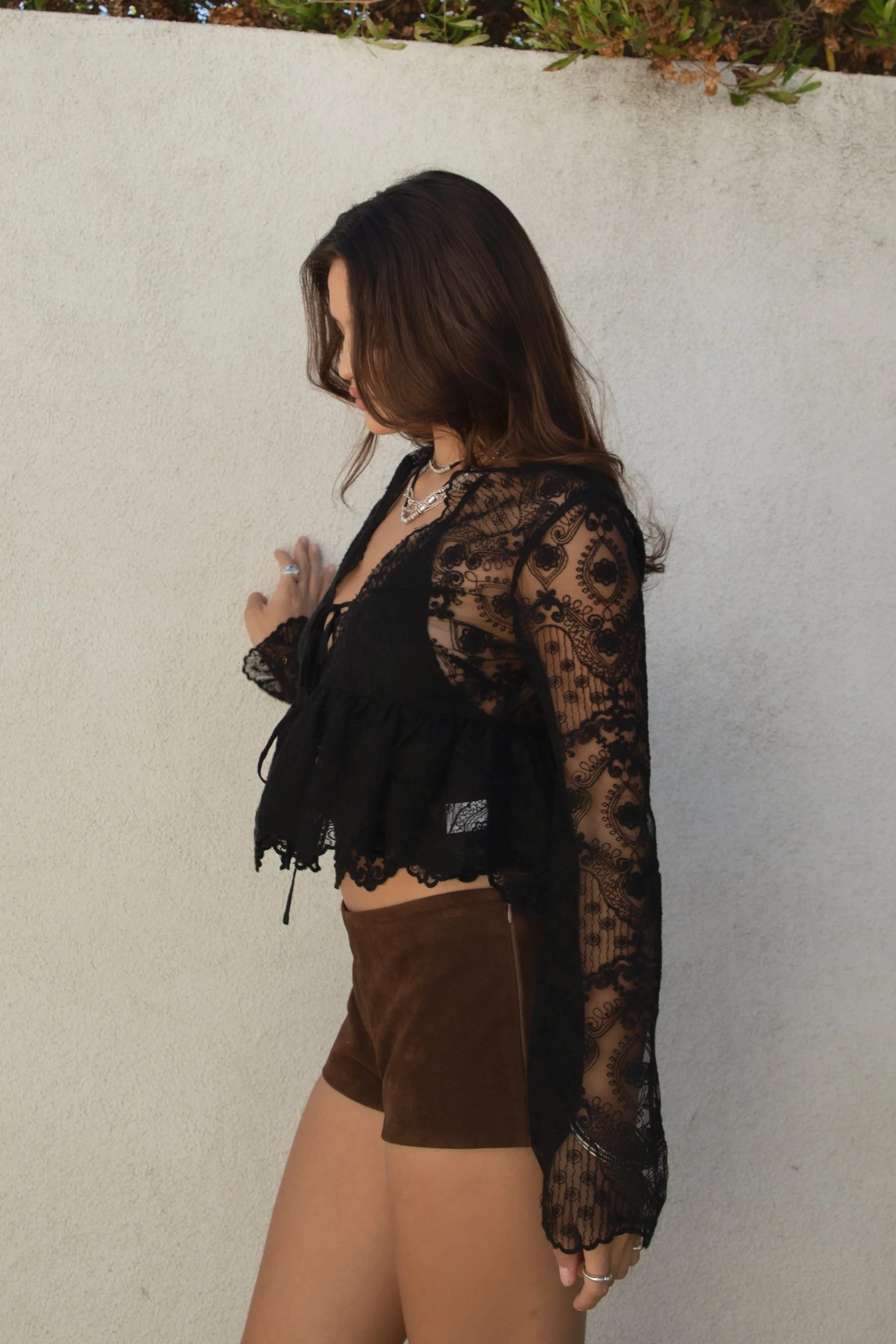 LAREDA Crochet Embroidered Long Sleeve Top - Image 6