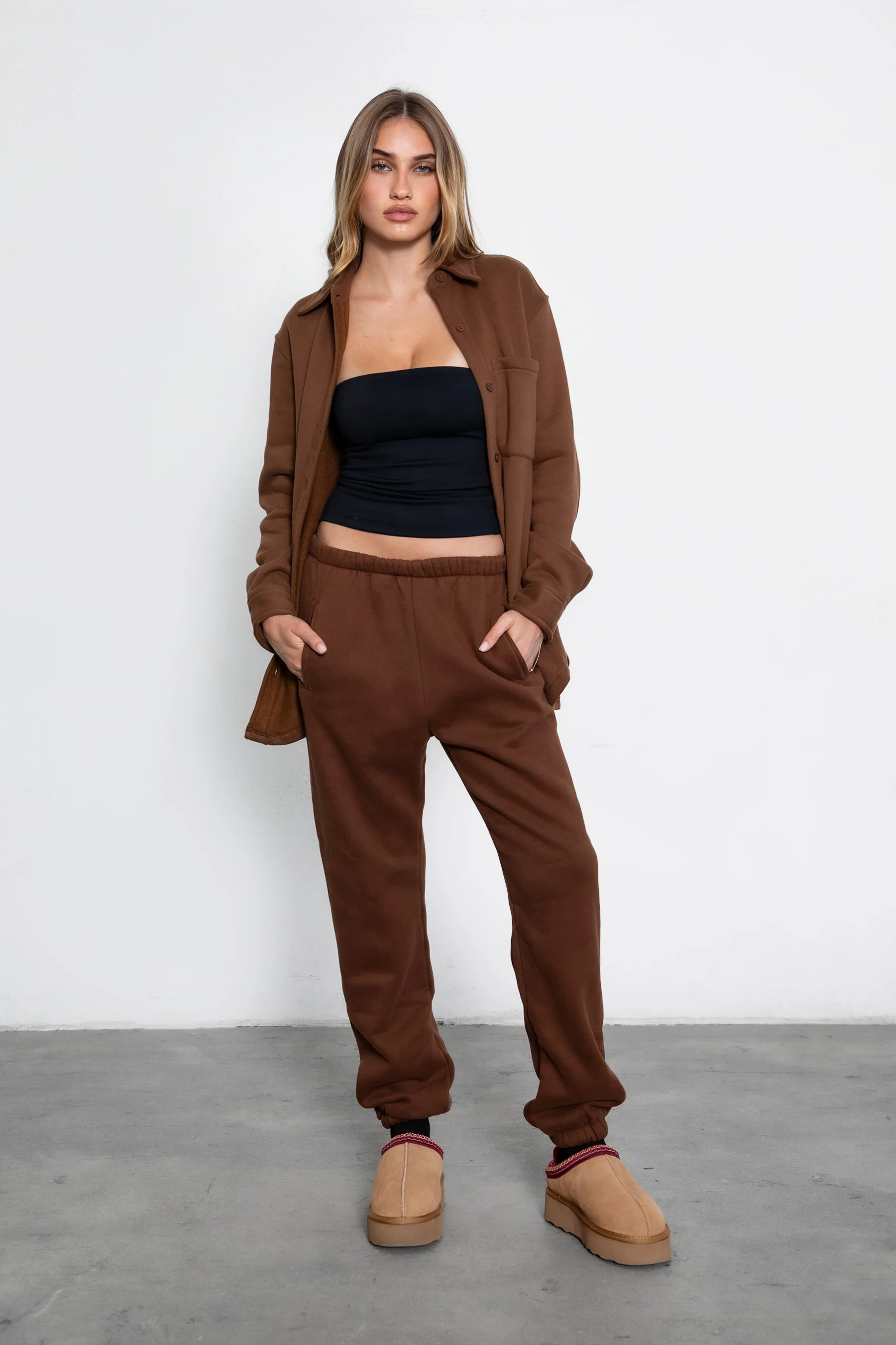Tayler Plush Fleece Oversized Shacket - Image 10