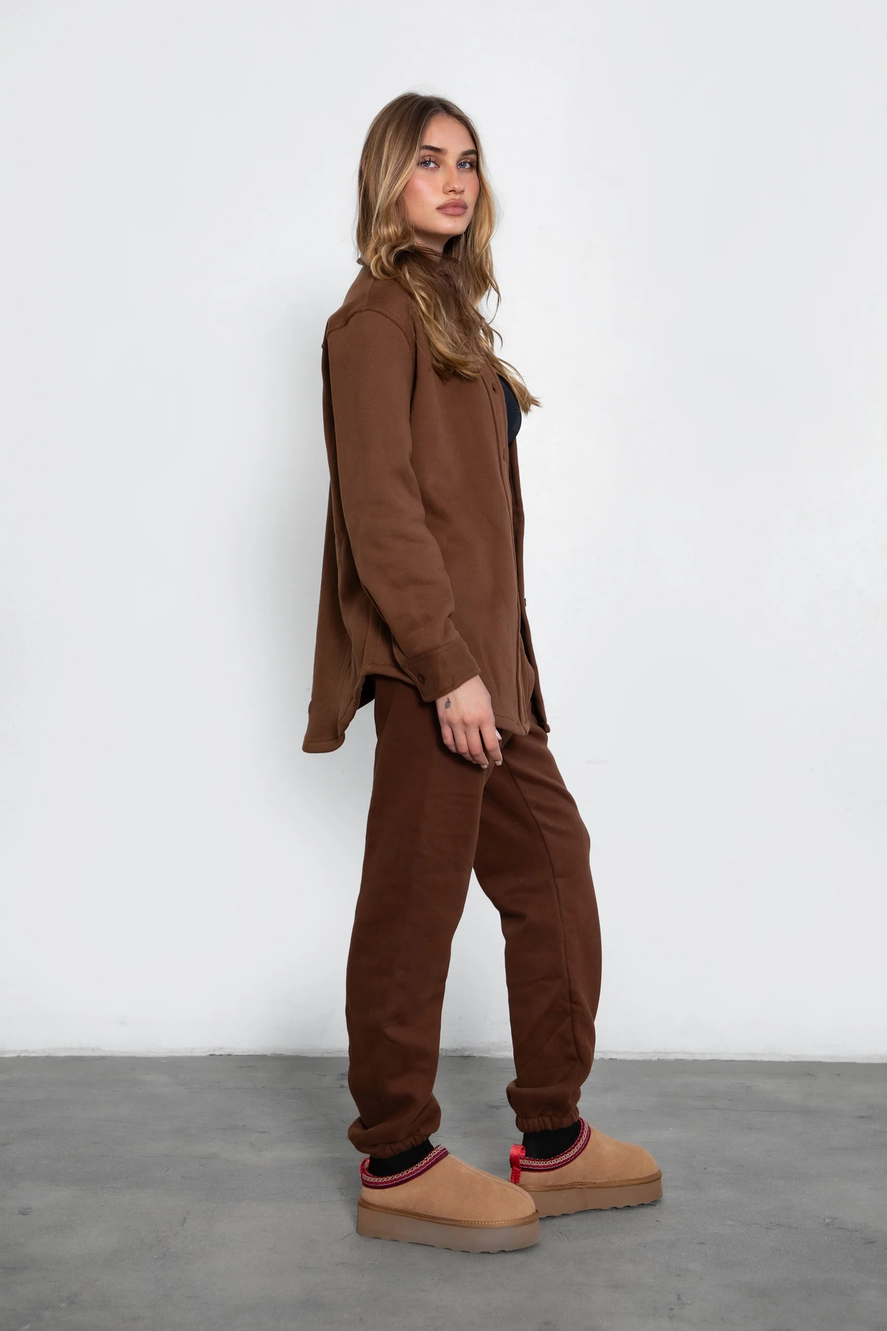 Tayler Plush Fleece Oversized Shacket - Image 11