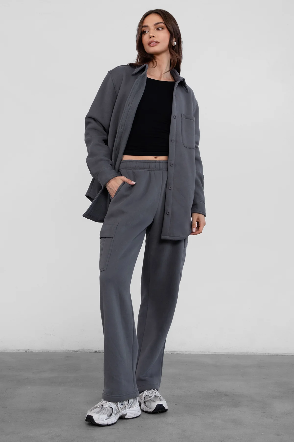 Tayler Plush Fleece Oversized Shacket - Image 19