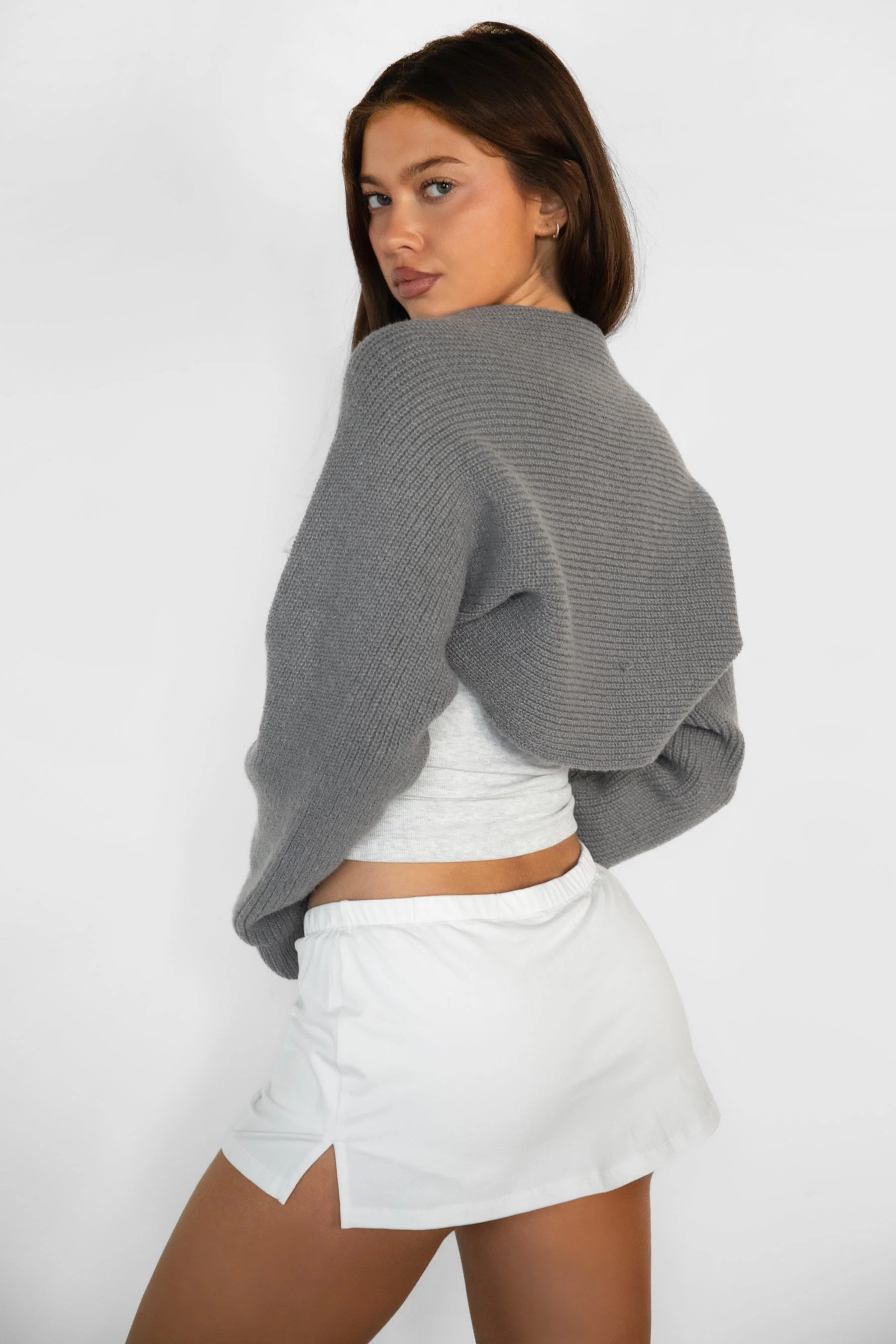 FLUFF Shrug Style Crop Cardigan Bolero - Image 15