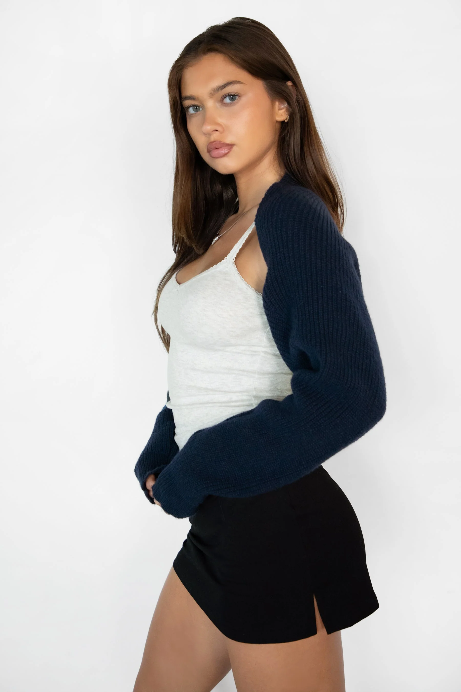 FLUFF Shrug Style Crop Cardigan Bolero - Image 23