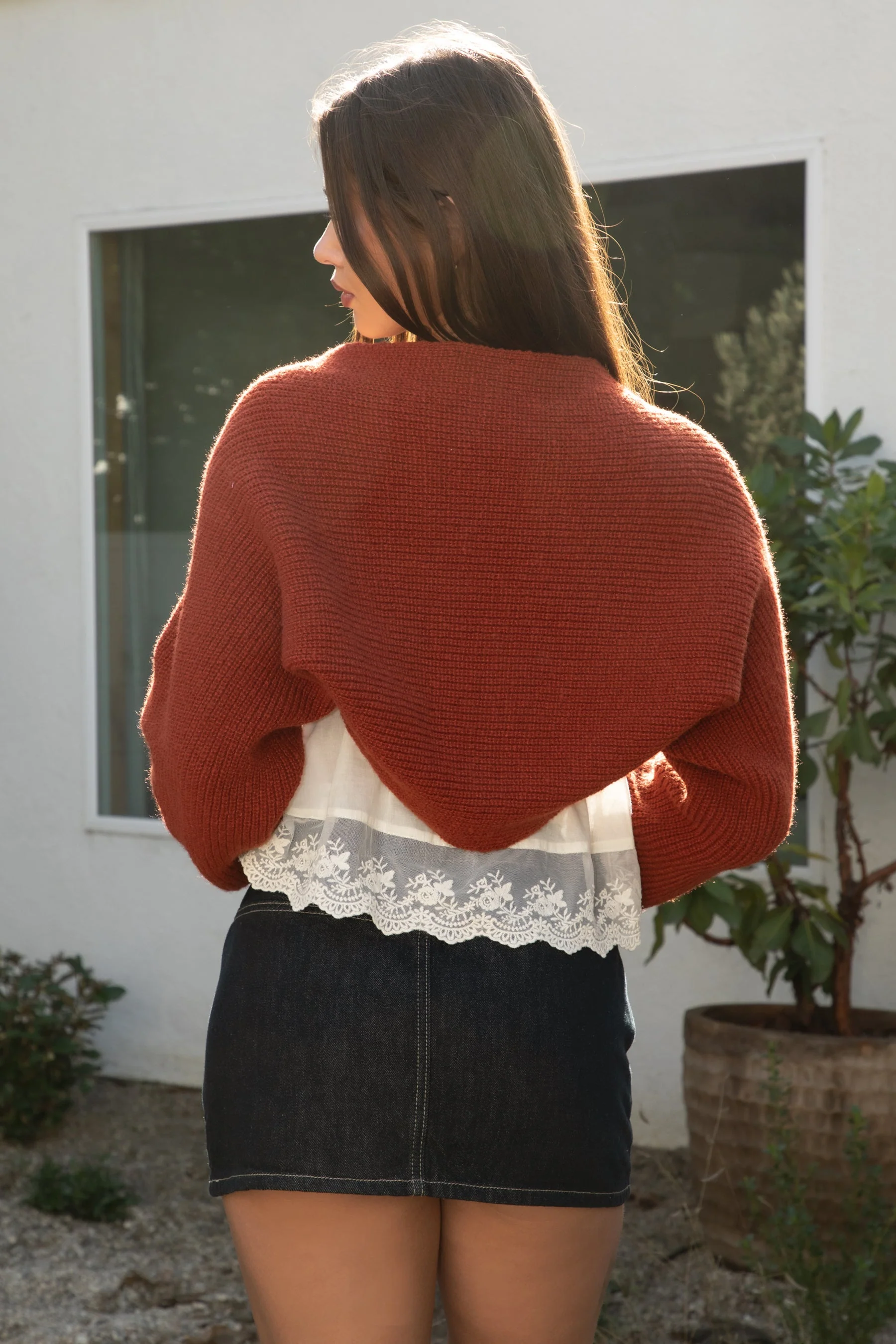 FLUFF Shrug Style Crop Cardigan Bolero - Image 8