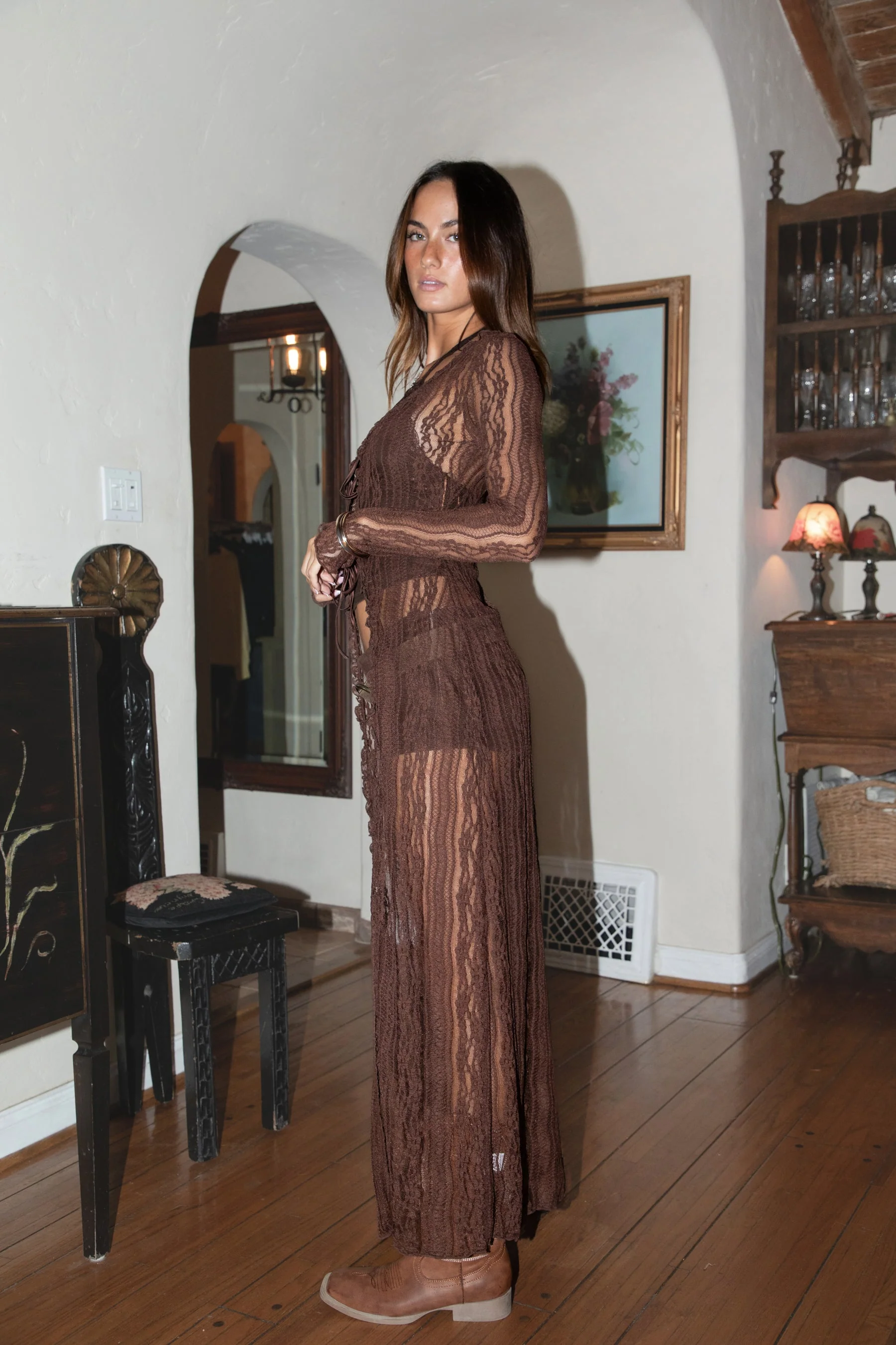 WILDERA Floral Lace Duster Top [Pre-order] - Image 14