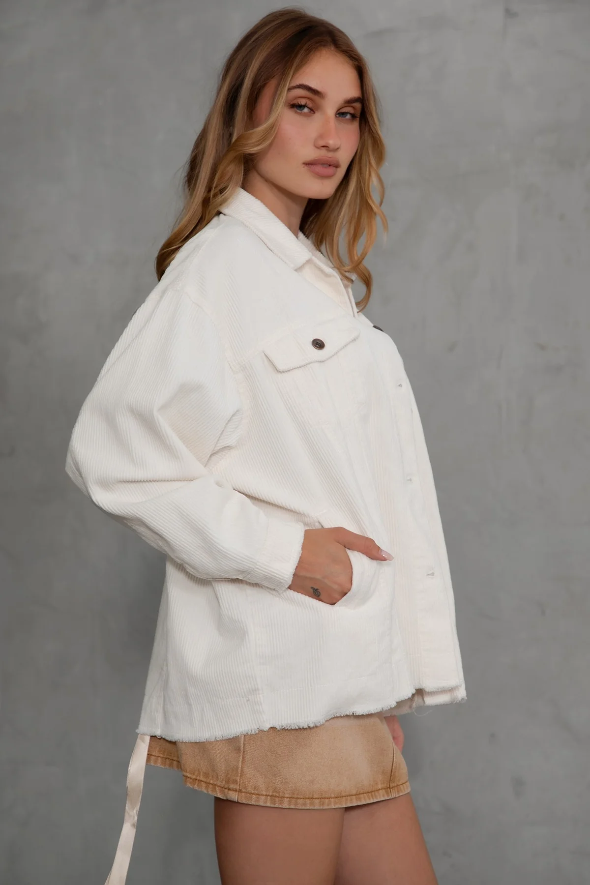 Lumber Corduroy Shacket Shirt - Image 5