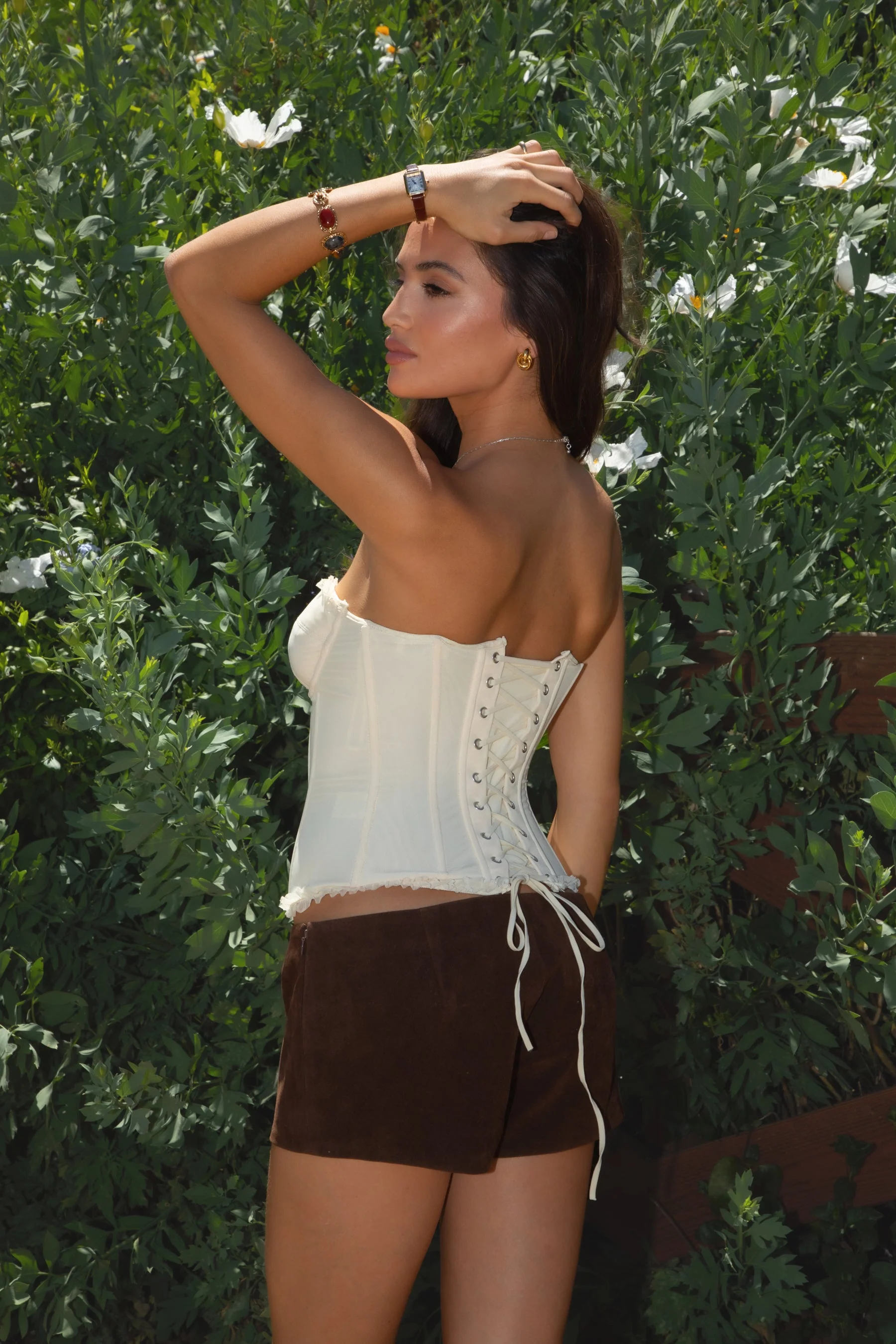 LAUREL Mesh Strapless Bustier Corset Top - Image 12