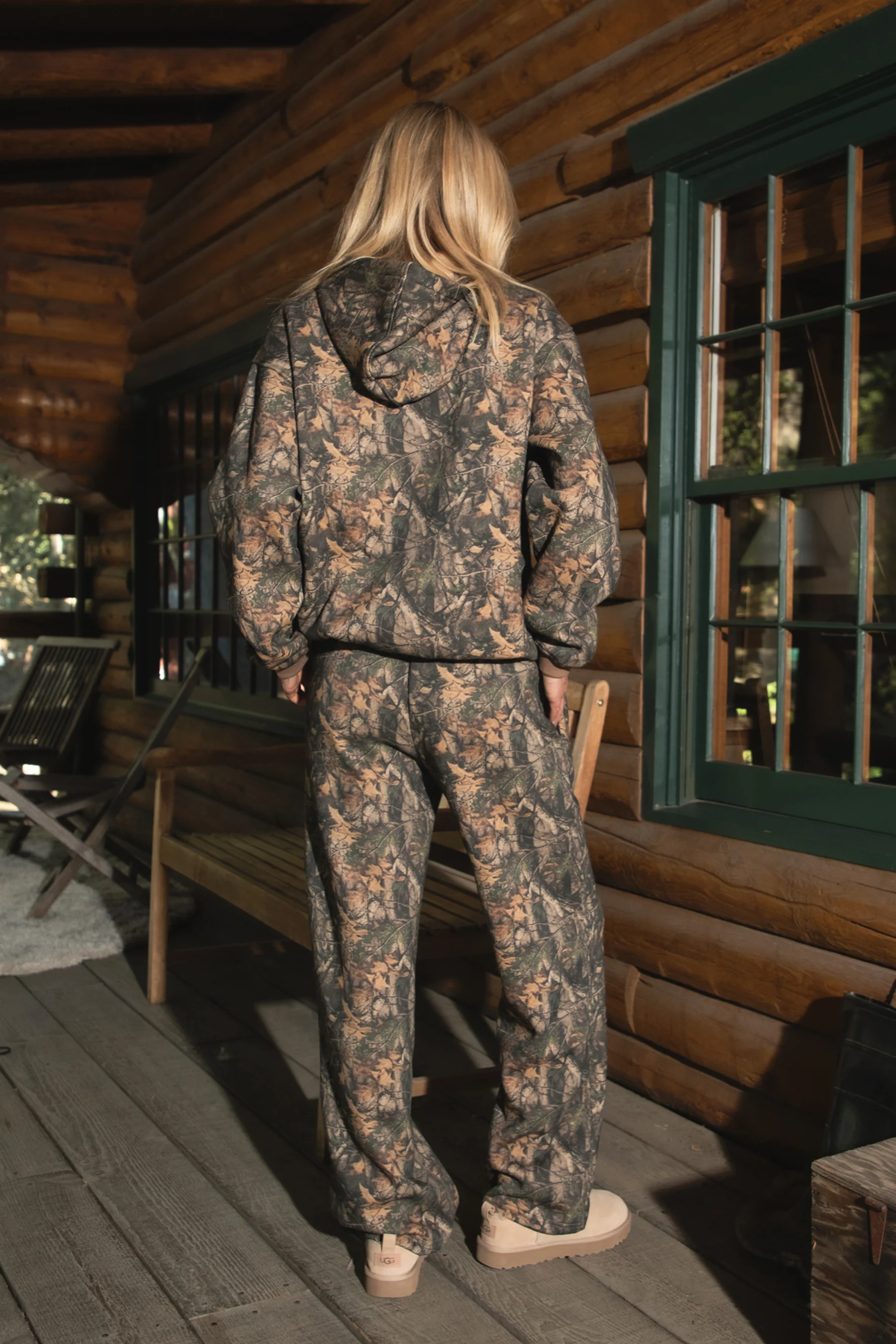 BAYOU Dark Camo Cloud Fleece Classic Hoodie [Pre-order] - Image 4