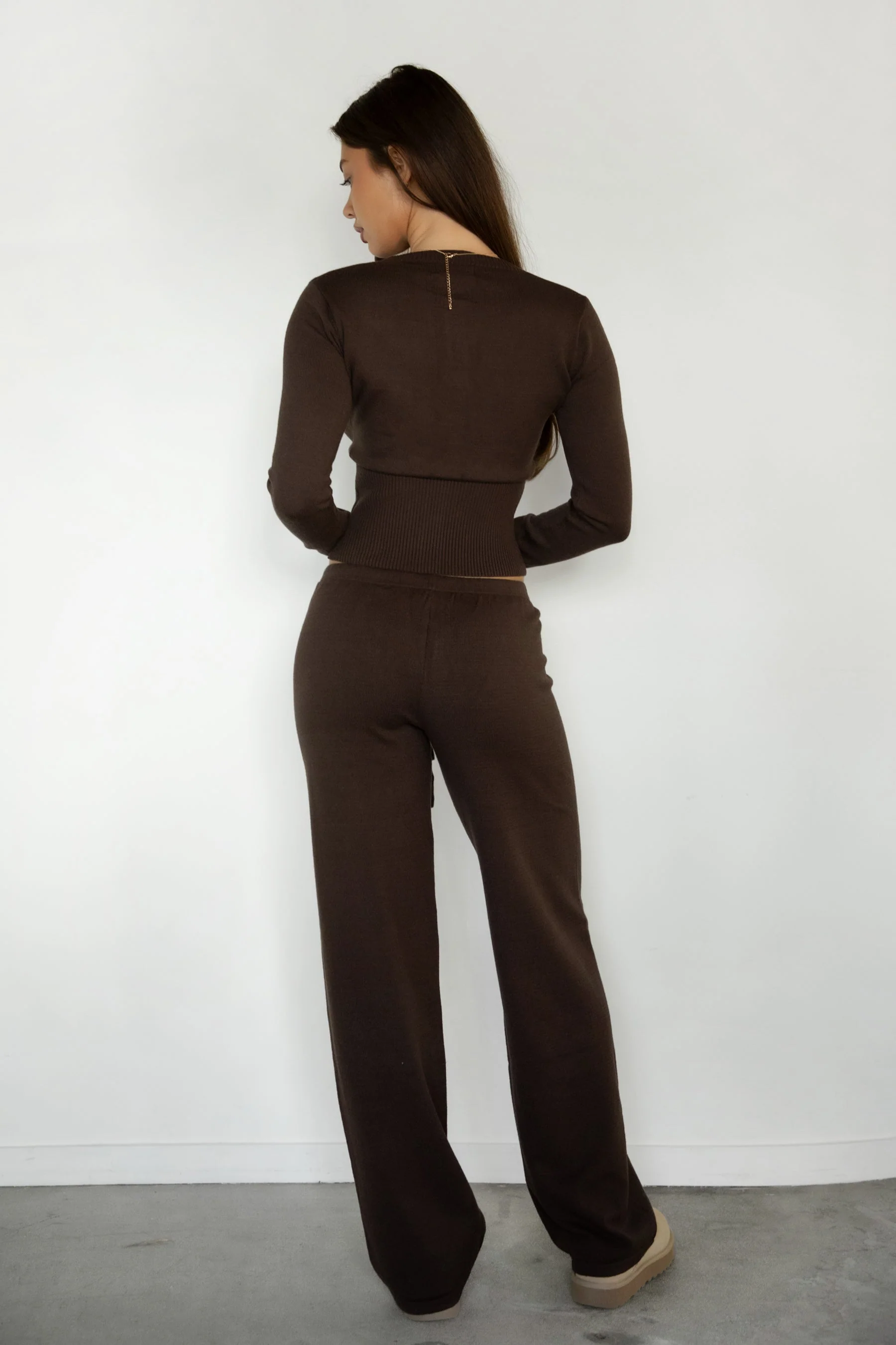 AVELYN Sweater Long Sleeve Knit Pants Set - Image 5