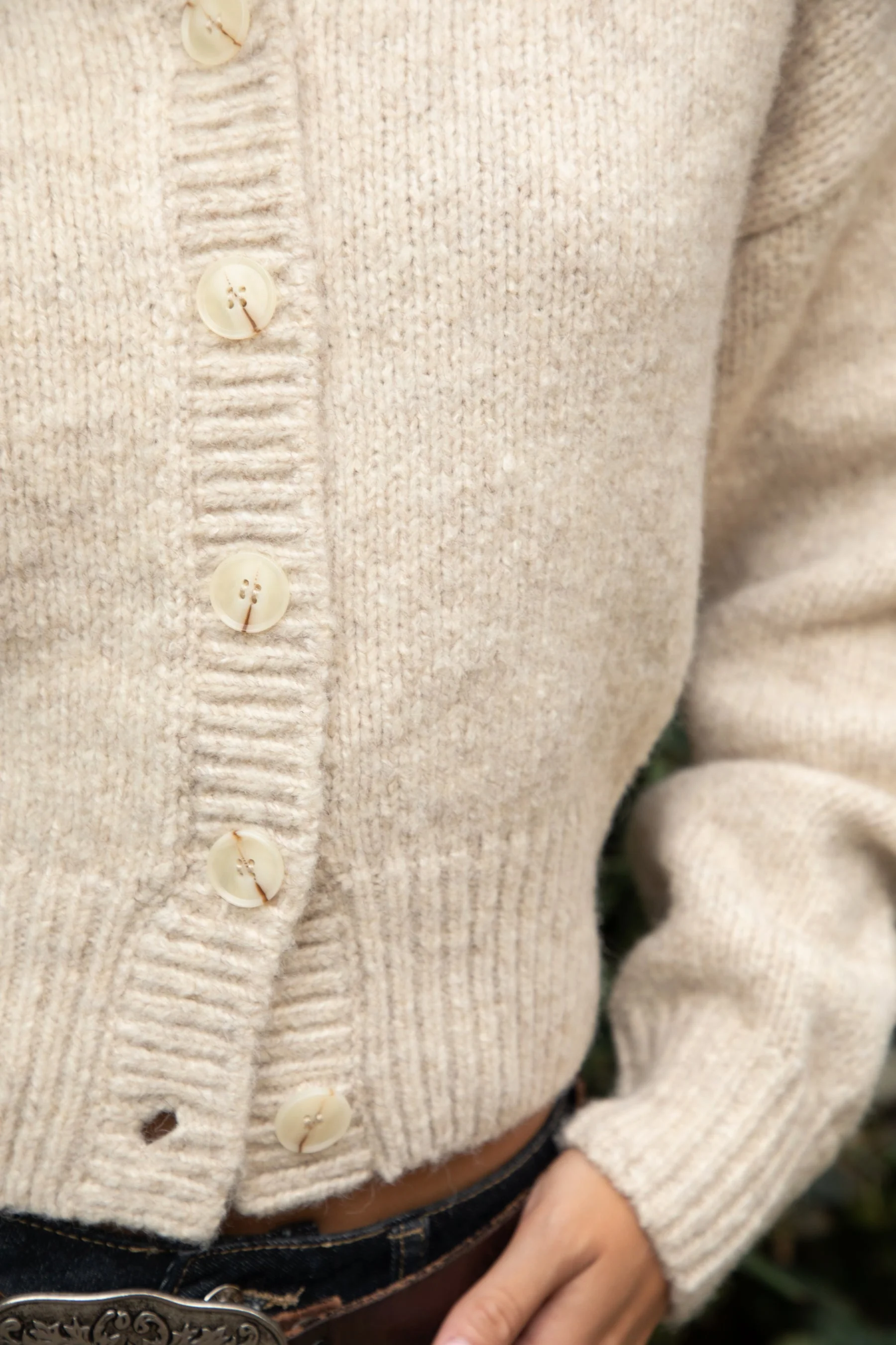 MARLO Knit Button Down Cardigan - Image 5