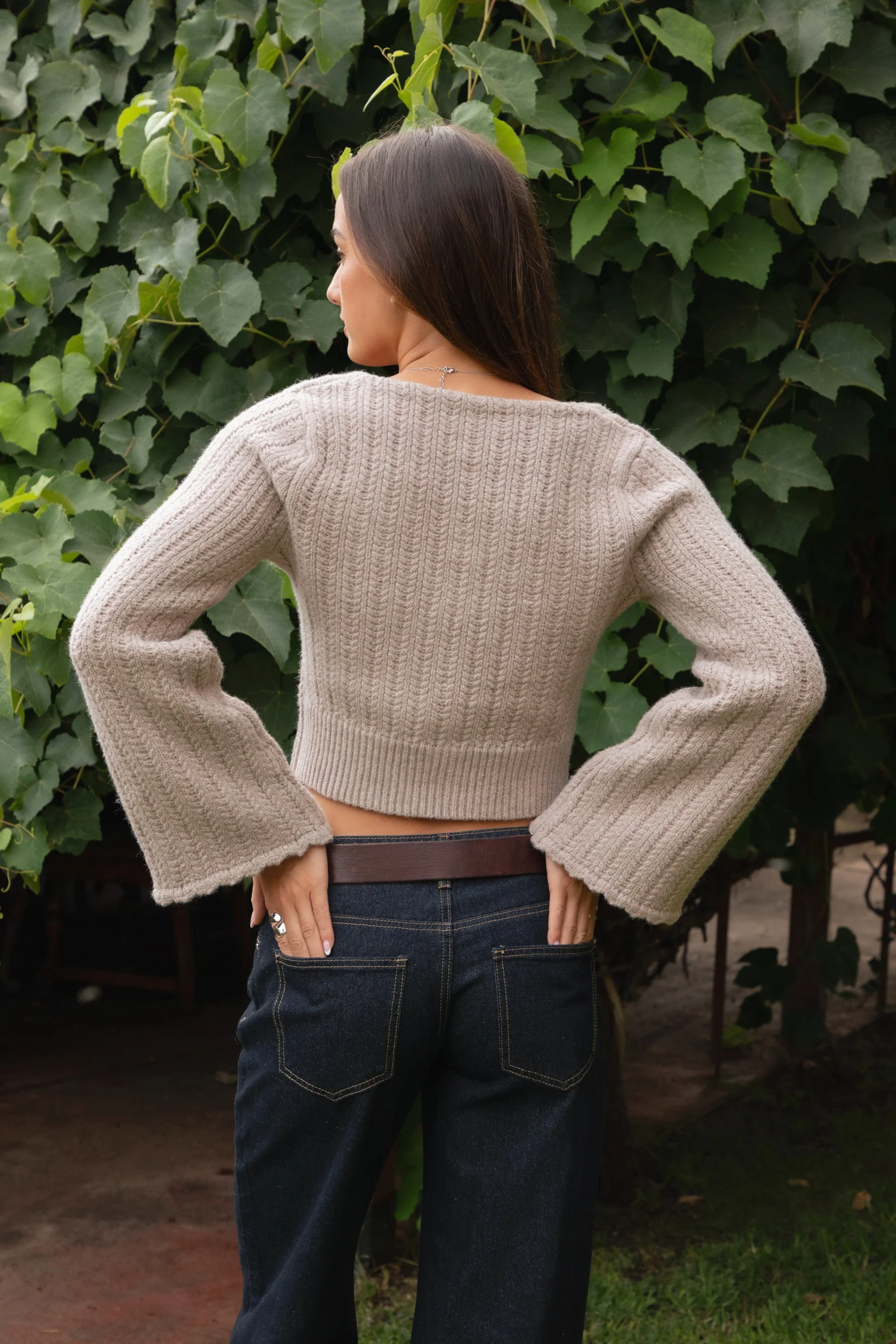 HEARTH Cable Knit Button Down Cardigan - Image 4