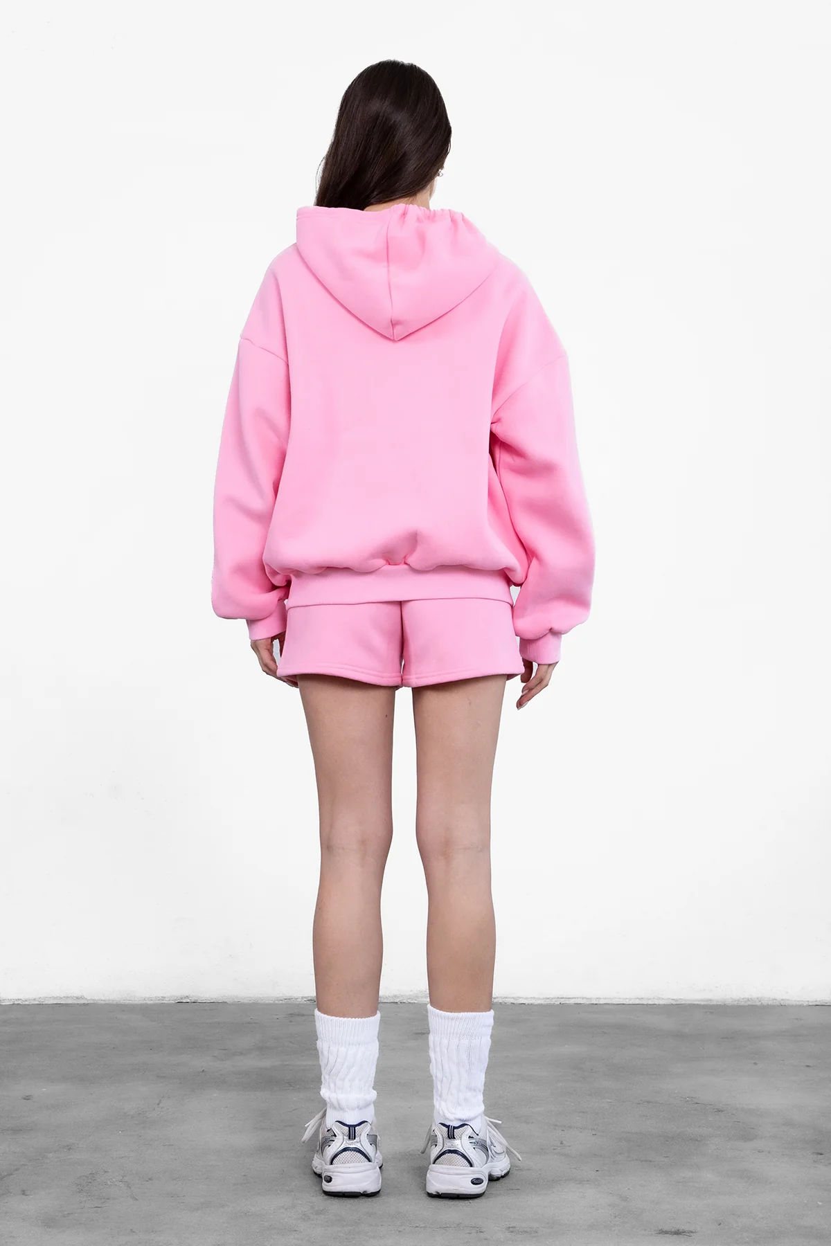 UNIVERSITY Plush Fleece Oversized Zip Up Hoodie - Image 53