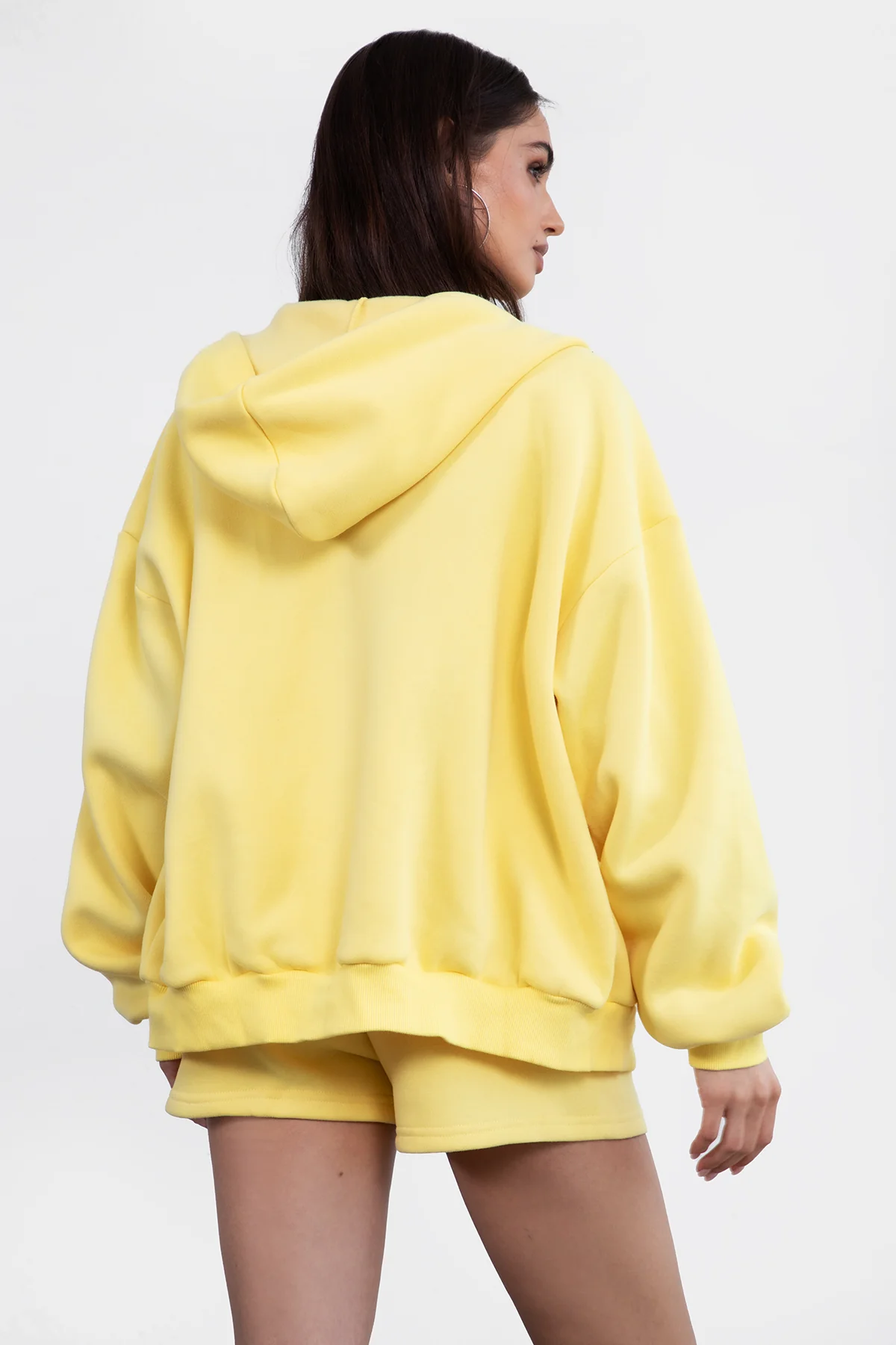 UNIVERSITY Plush Fleece Oversized Zip Up Hoodie - Image 63