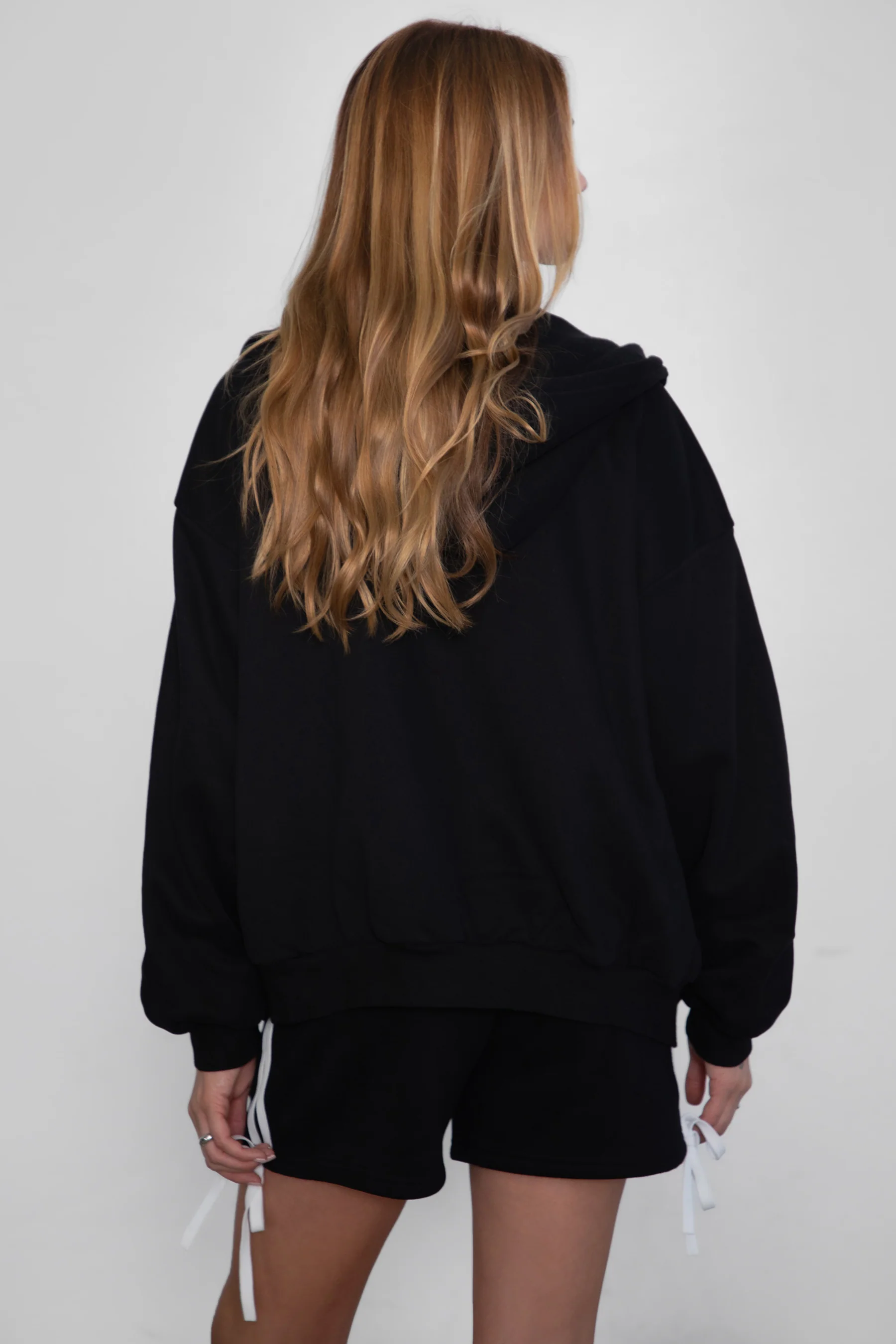 UNIVERSITY Plush Fleece Oversized Zip Up Hoodie - Image 74