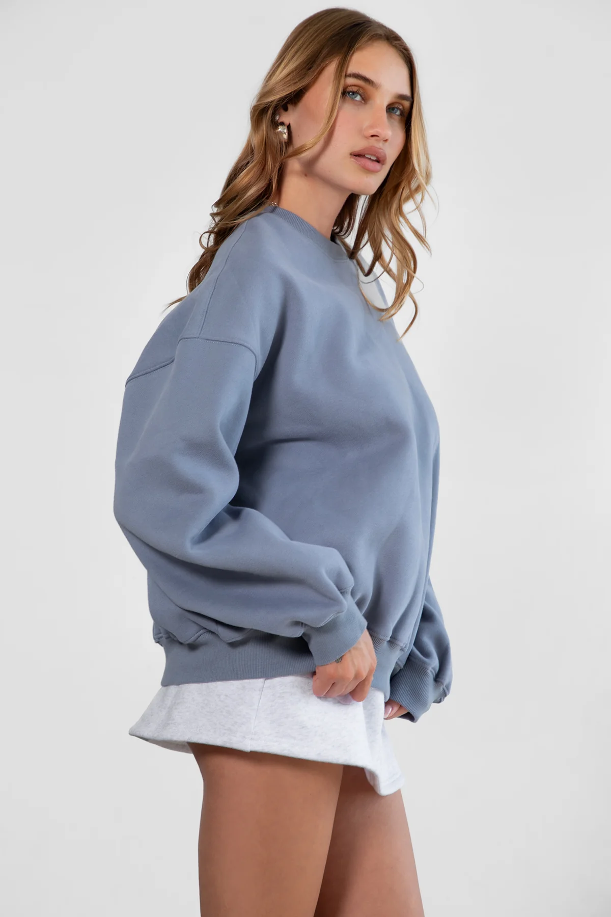 Varsity Plush Fleece Crew Neck Sweatshirt - Image 22