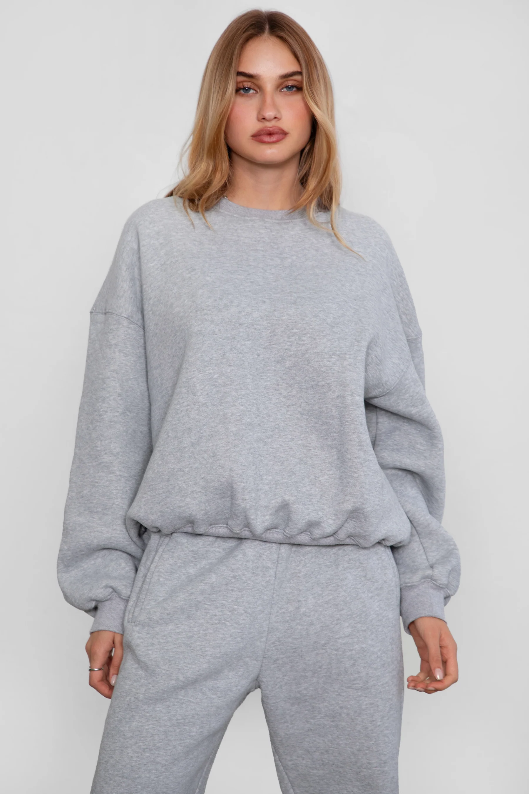 Varsity Plush Fleece Crew Neck Sweatshirt - Image 25