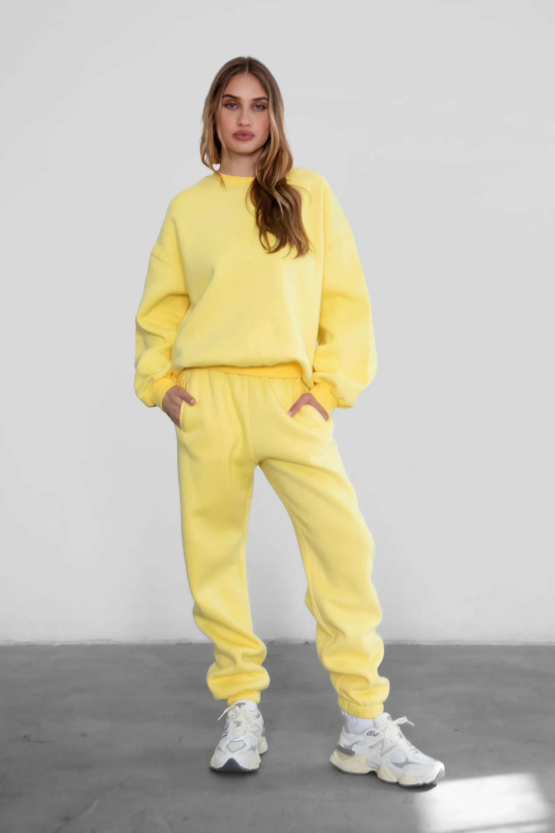 Varsity Plush Fleece Crew Neck Sweatshirt - Image 41