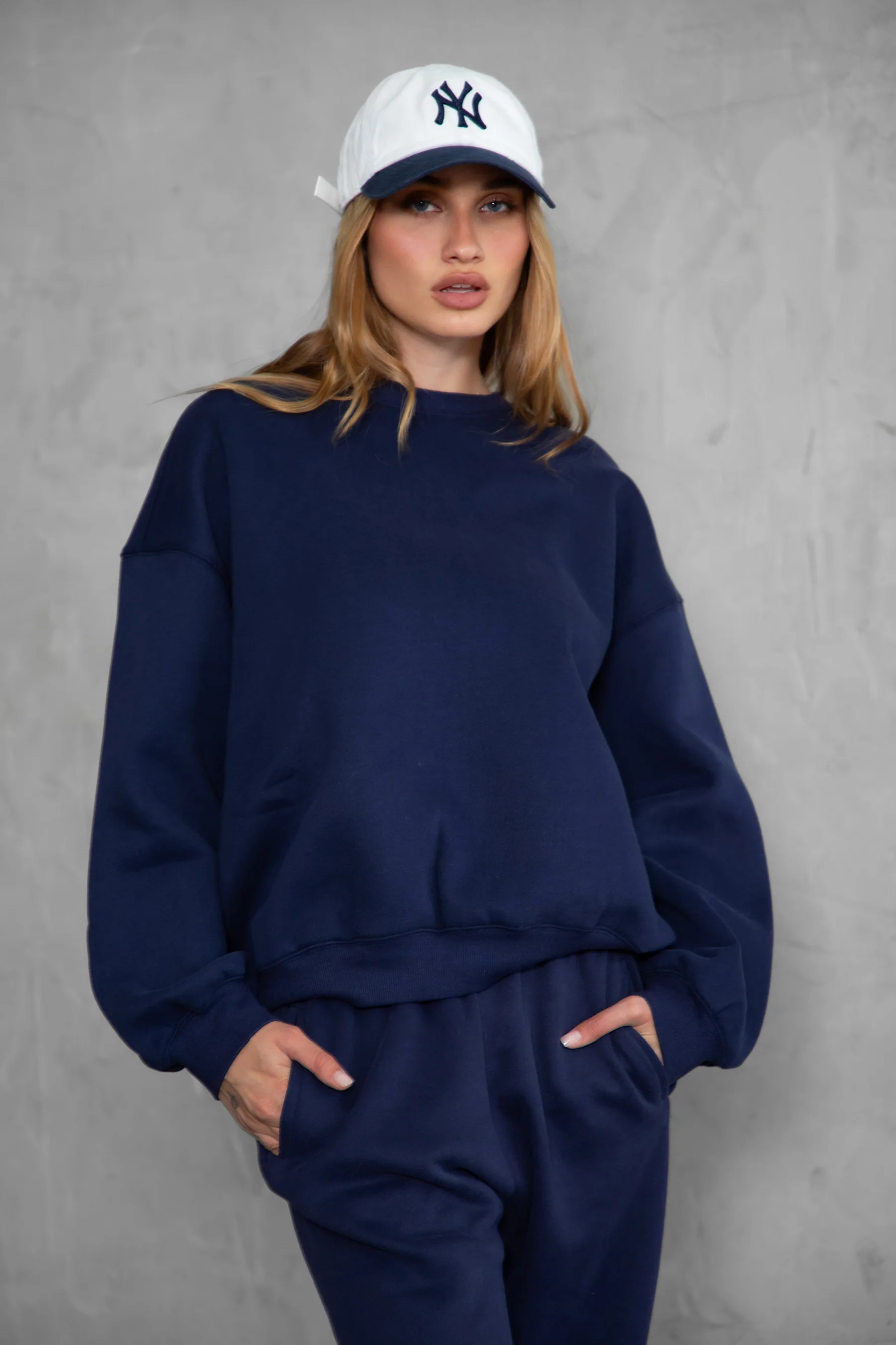 Varsity Plush Fleece Crew Neck Sweatshirt - Image 55